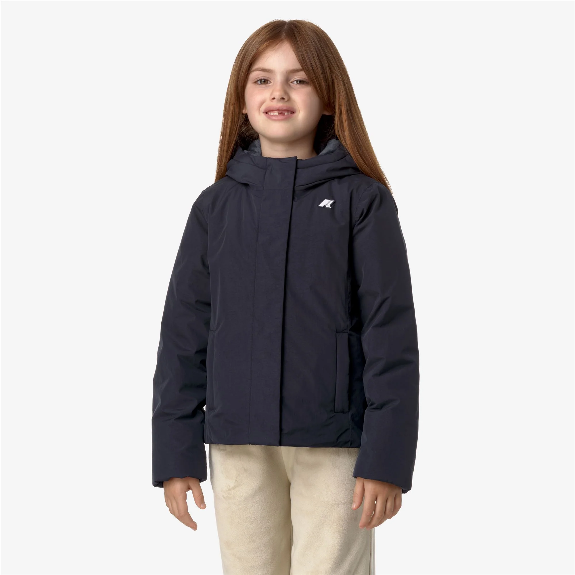 P. LILY SOFT TOUCH MARMOTTA - Jackets - Short - Girl - BLUE D-BLUE A - Image 3