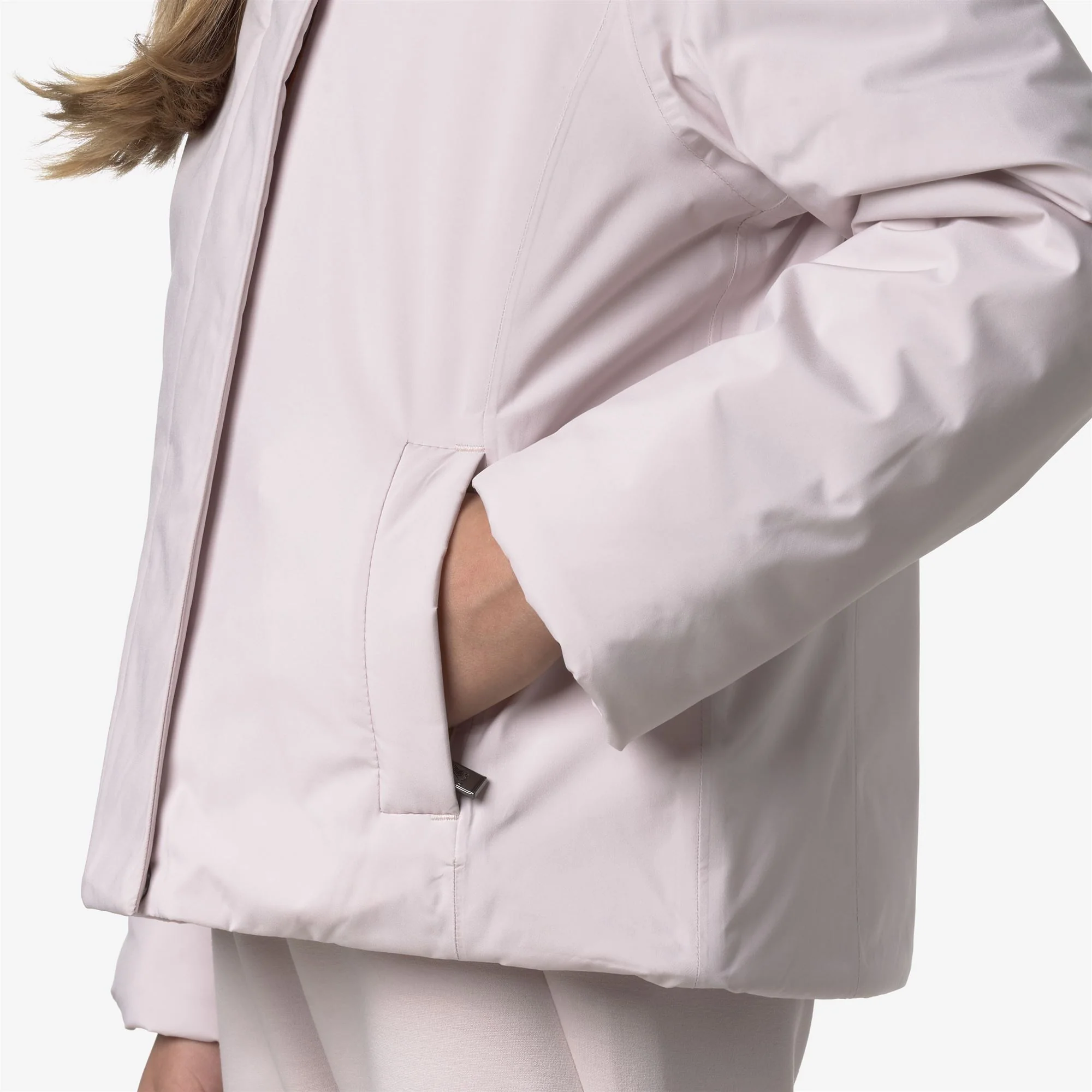 P. LILY SOFT TOUCH MARMOTTA - Jackets - Short - Girl - ROSE HUSHED-GREY GOAT - Image 2