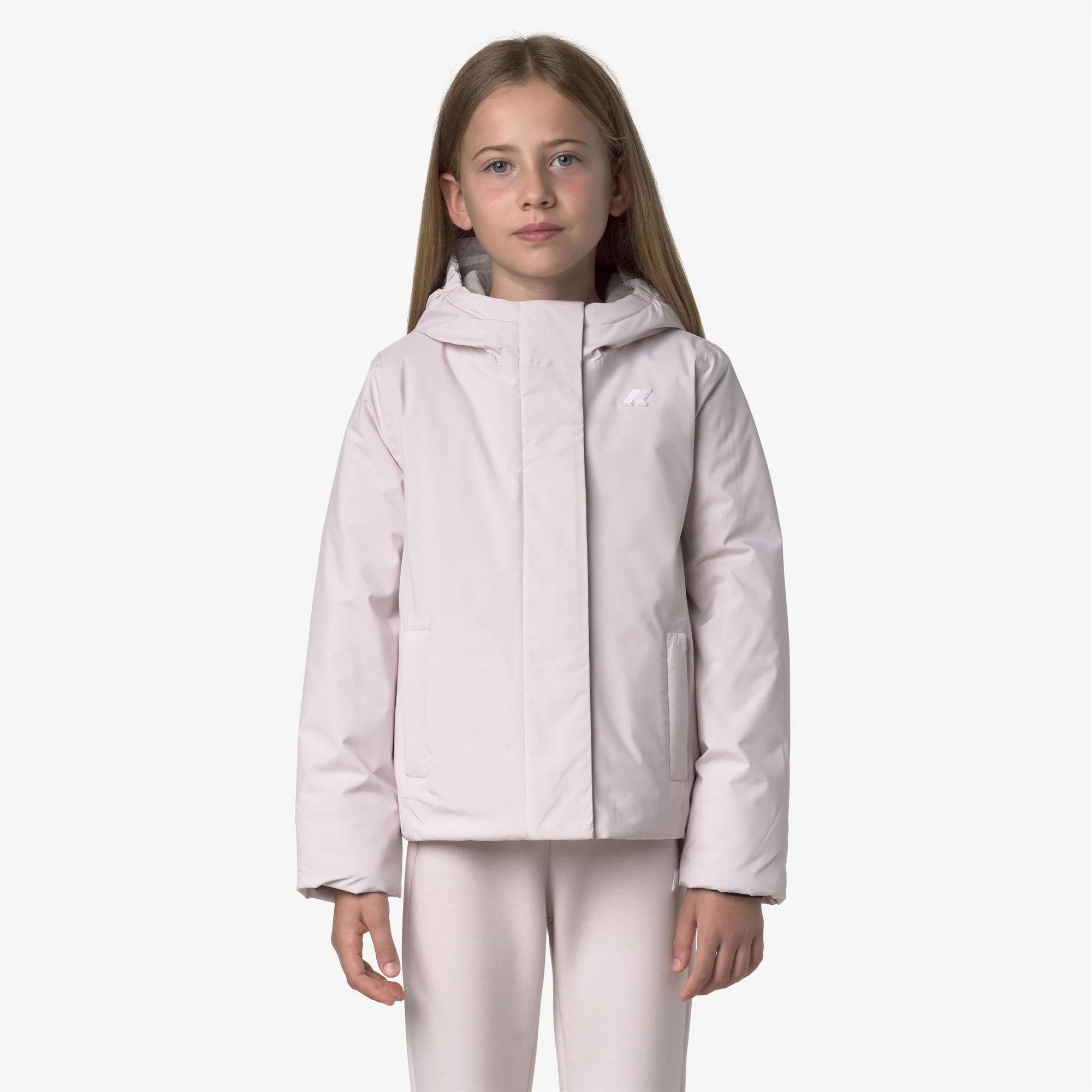 P. LILY SOFT TOUCH MARMOTTA - Jackets - Short - Girl - ROSE HUSHED-GREY GOAT - Image 3