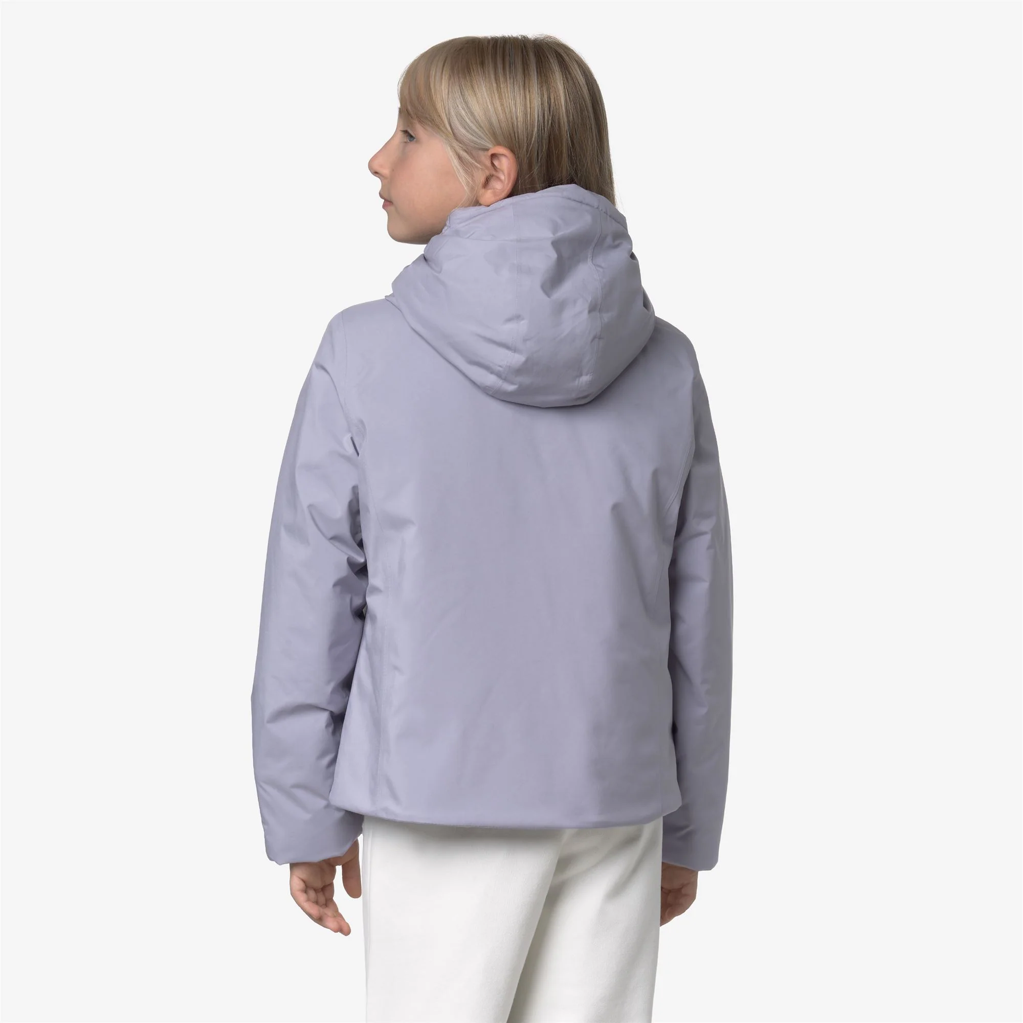 P. LILY SOFT TOUCH MARMOTTA - Jackets - Short - Girl - VIOLET LAVENDER-GREY GOAT - Image 5
