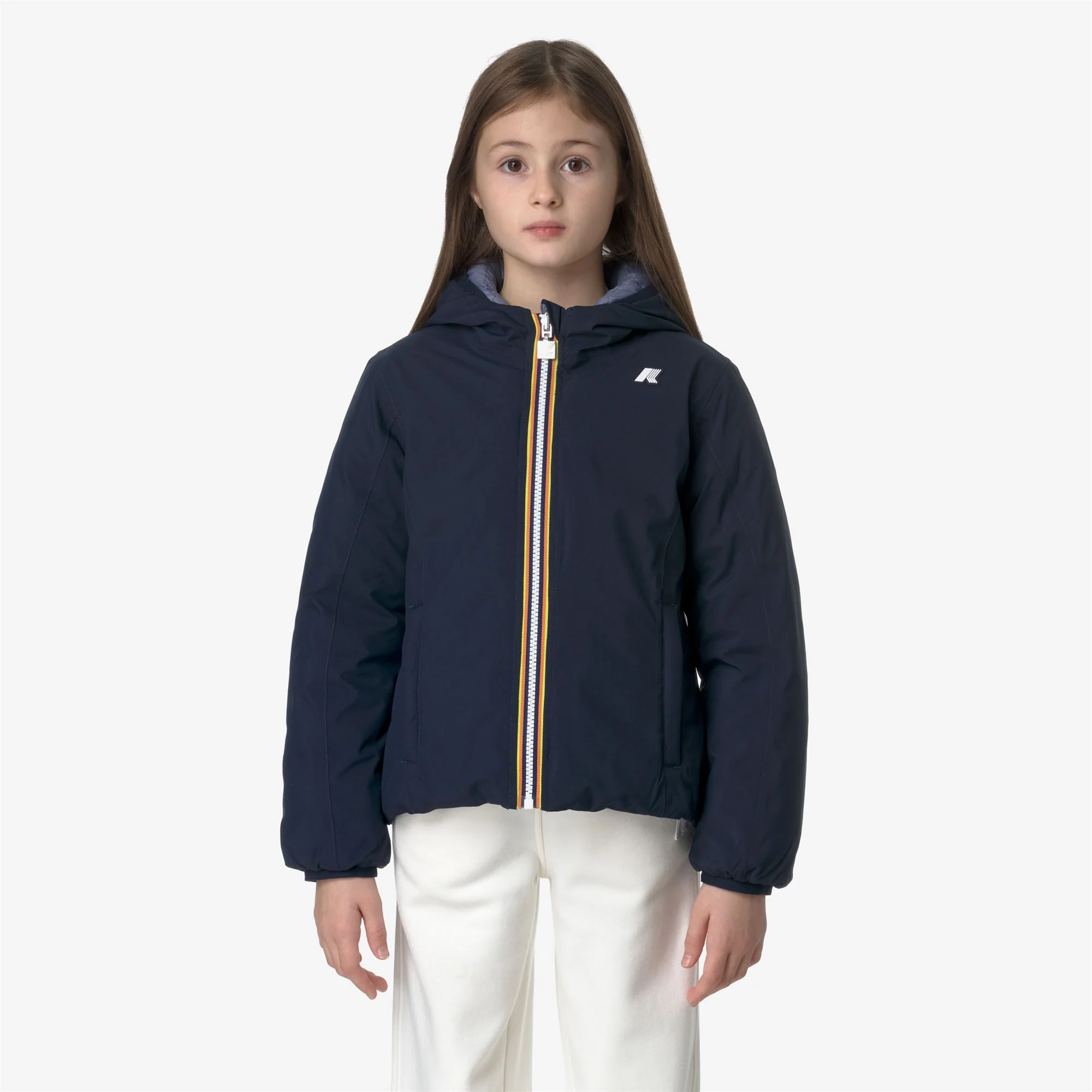 P. LILY ST THERMO REVERSIBLE - Jackets - Short - Girl - BLUE D-GREY BLUE A - Image 4