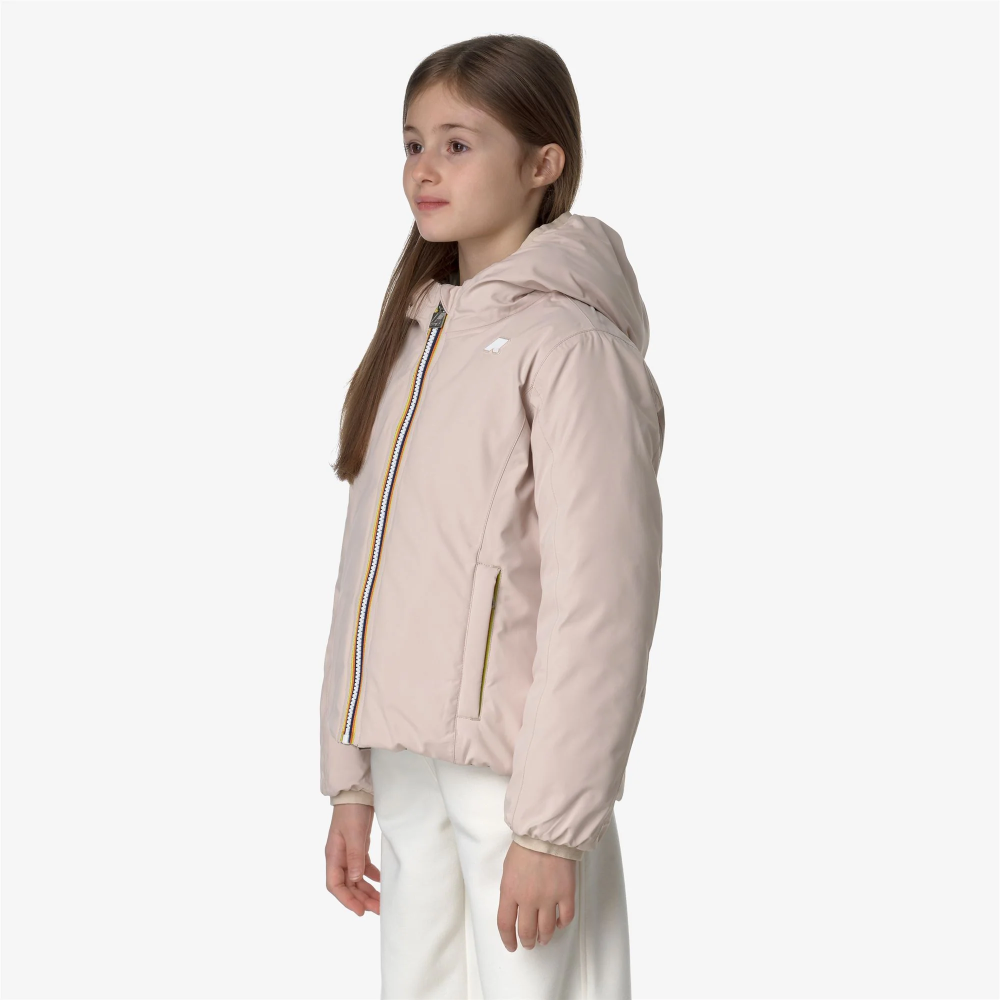 P. LILY ST THERMO REVERSIBLE - Jackets - Short - Girl - PINK TINT-GREEN CYPRESS - Image 5