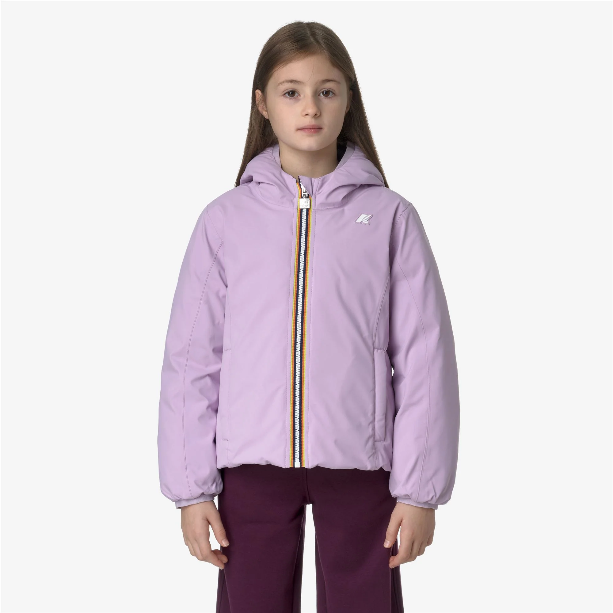 P. LILY ST THERMO REVERSIBLE - Jackets - Short - Girl - VIOLET LT LILAC-BLUE DEPTH - Image 4