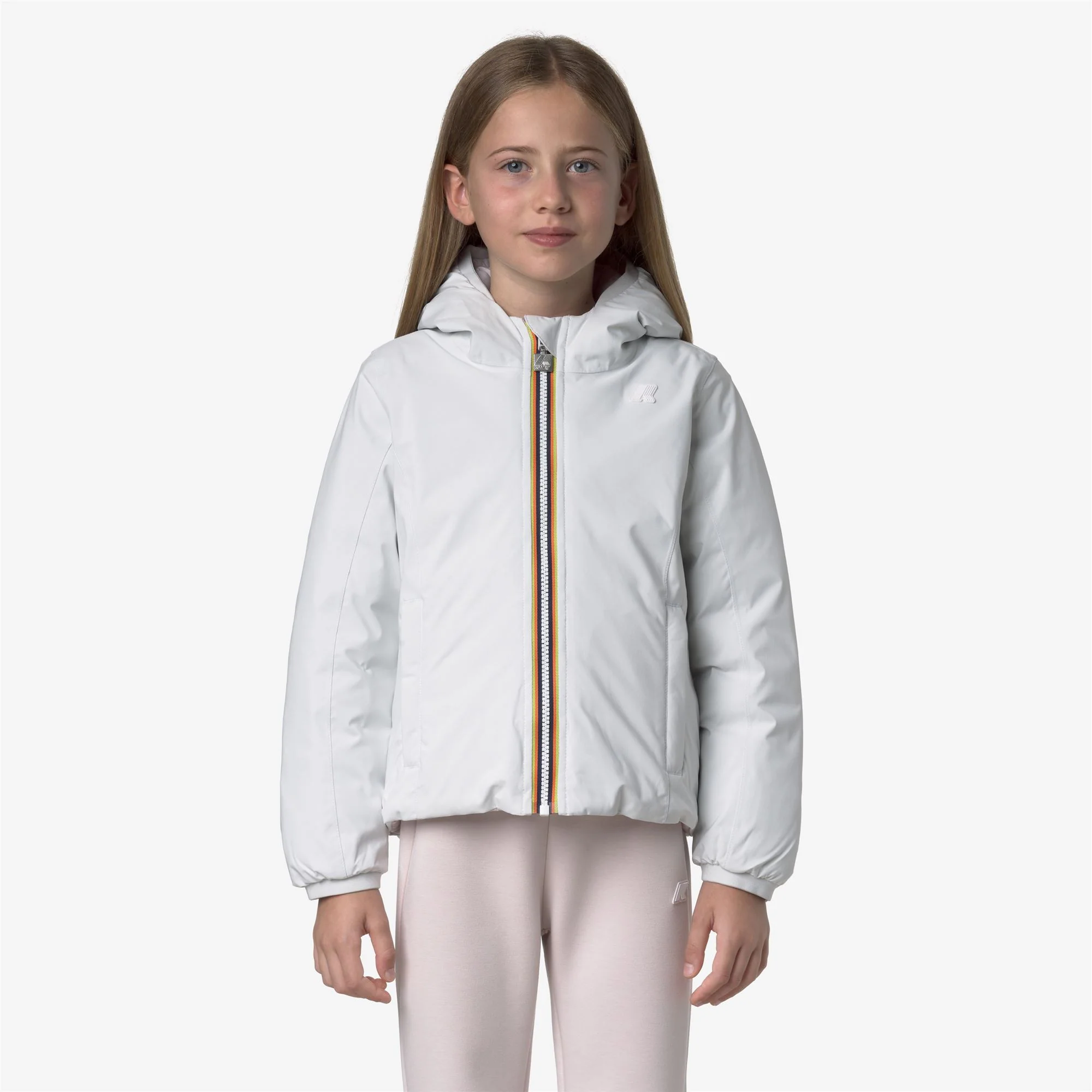 P. LILY ST THERMO REVERSIBLE - Jackets - Short - Girl - WHITE GARDENIA-ROSE HUSHED - Image 4