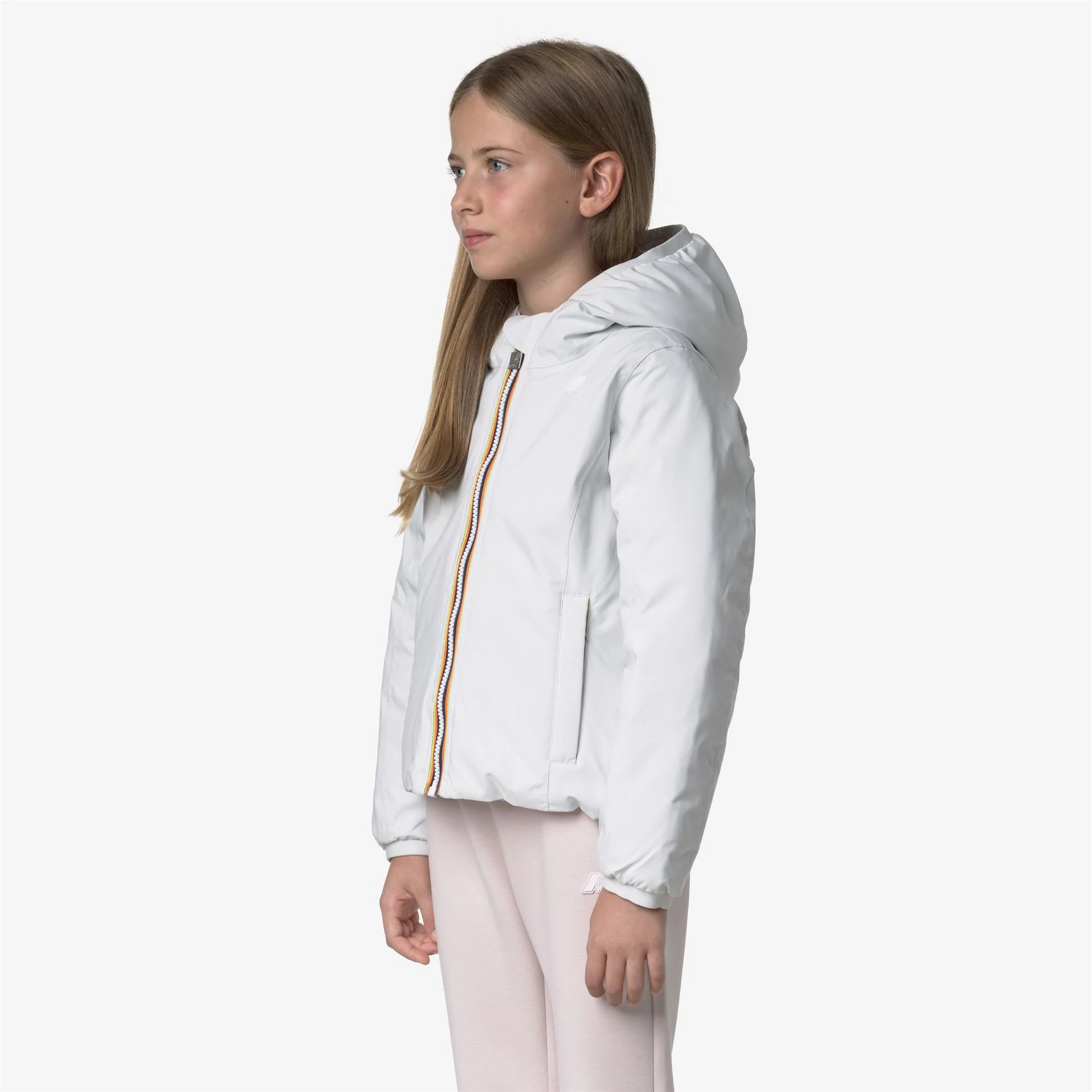 P. LILY ST THERMO REVERSIBLE - Jackets - Short - Girl - WHITE GARDENIA-ROSE HUSHED - Image 5