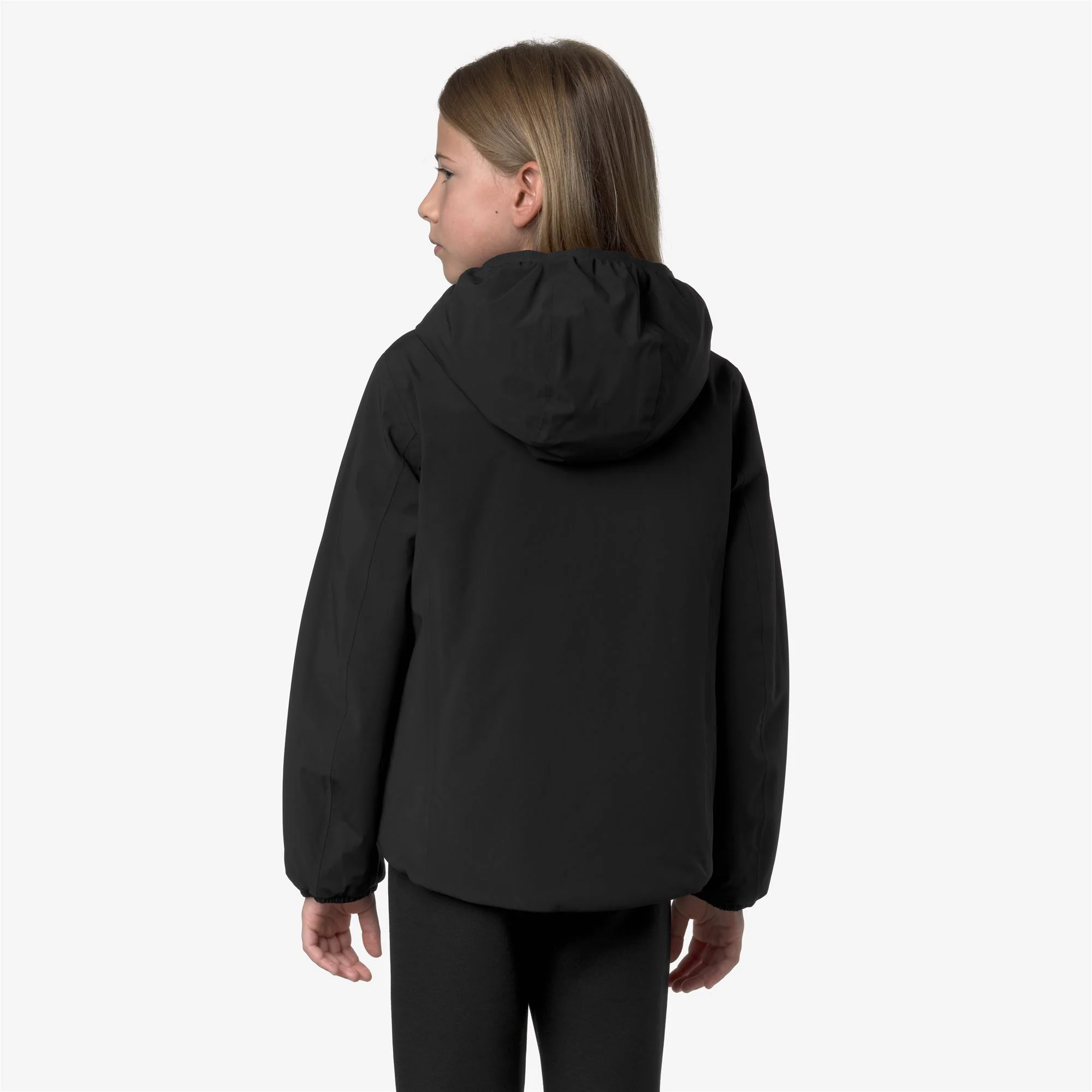 P. LILY ST WARM REVERSIBLE - Jackets - Short - Girl - BLACK PURE-ROSE PINKISH - Image 6