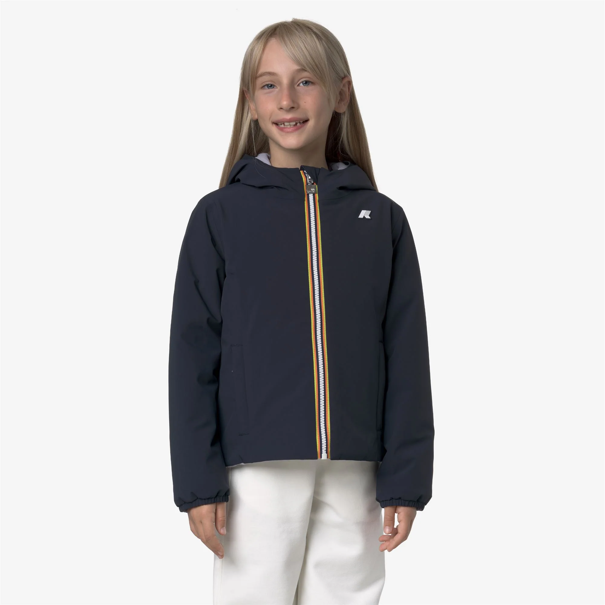 P. LILY ST WARM REVERSIBLE - Jackets - Short - Girl - BLUE DEPTH-VIOLET LAVENDER - Image 4