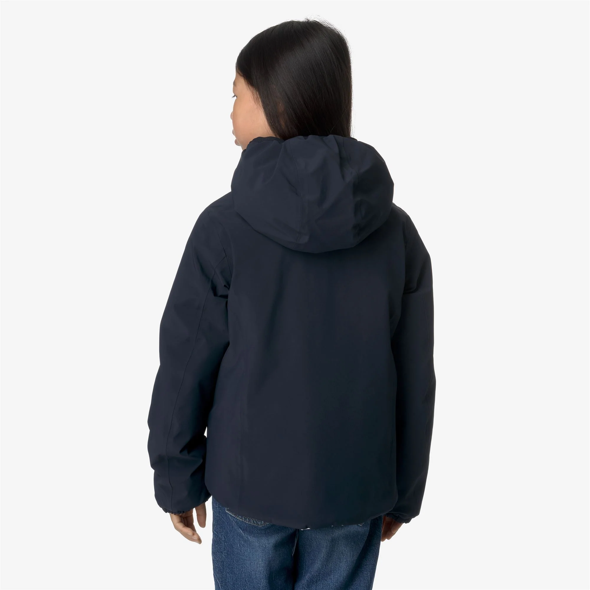 P. LILY ST WARM REVERSIBLE - Jackets - Short - Girl - BLUE DEPTH-WHITE GARDENIA - Image 6