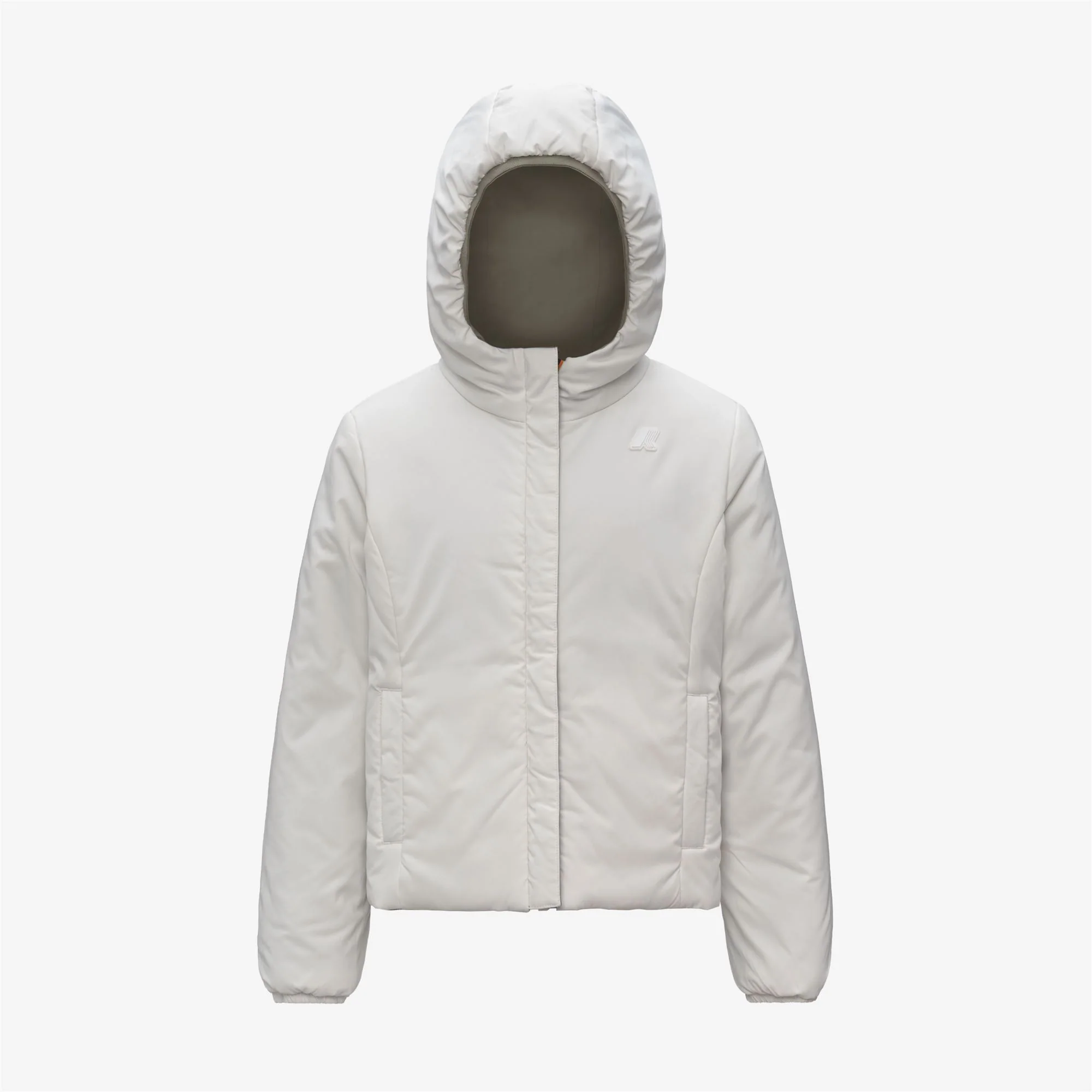 P. LILY ST WARM REVERSIBLE - Jackets - Short - Girl - GREEN OAK-WHITE GARDENIA - Image 2