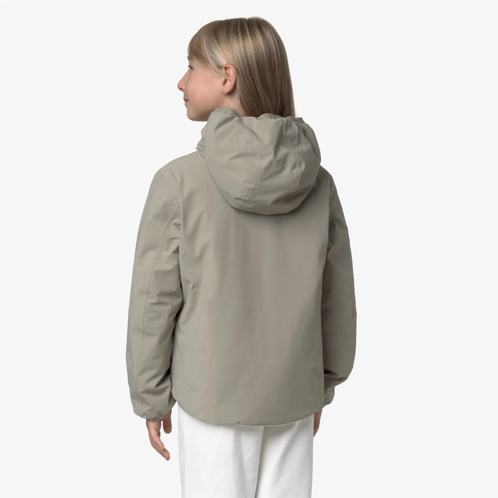 P. LILY ST WARM REVERSIBLE - Jackets - Short - Girl - GREEN OAK-WHITE GARDENIA - Image 6