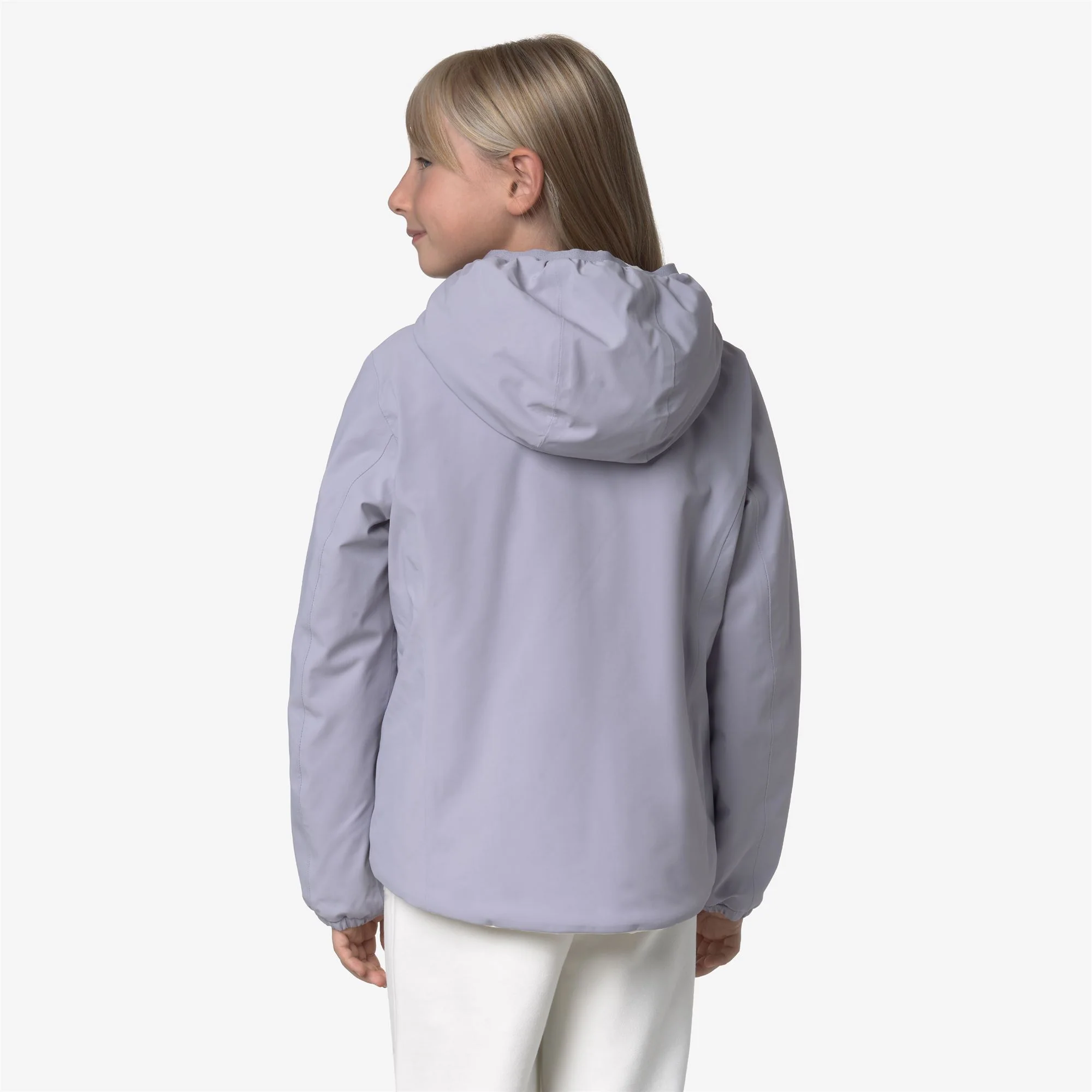 P. LILY ST WARM REVERSIBLE - Jackets - Short - Girl - VIOLET LAVENDER-WHITE GARDENIA - Image 6