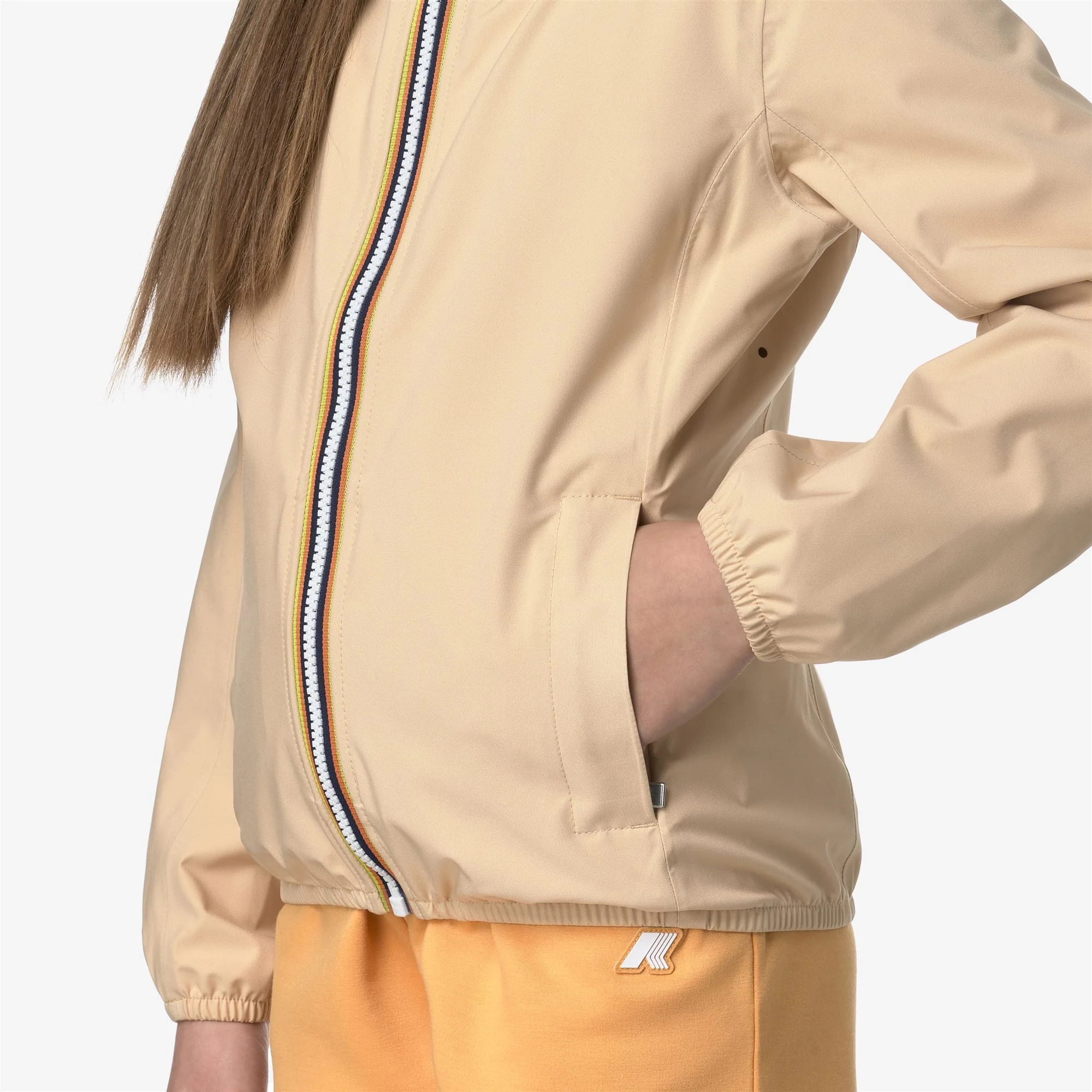 P. LILY STRETCH DOT - Jackets - Short - Girl - BEIGE SHEEPSKIN - Image 2
