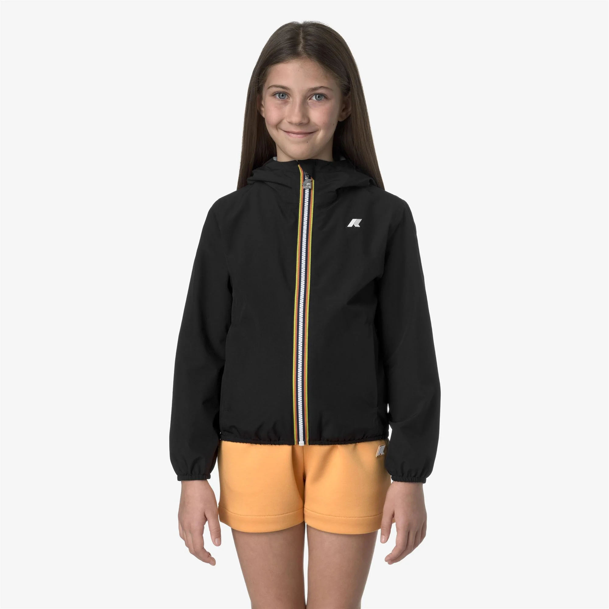 P. LILY STRETCH POLY JERSEY - Jackets - Short - Girl - BLACK PURE - Image 3