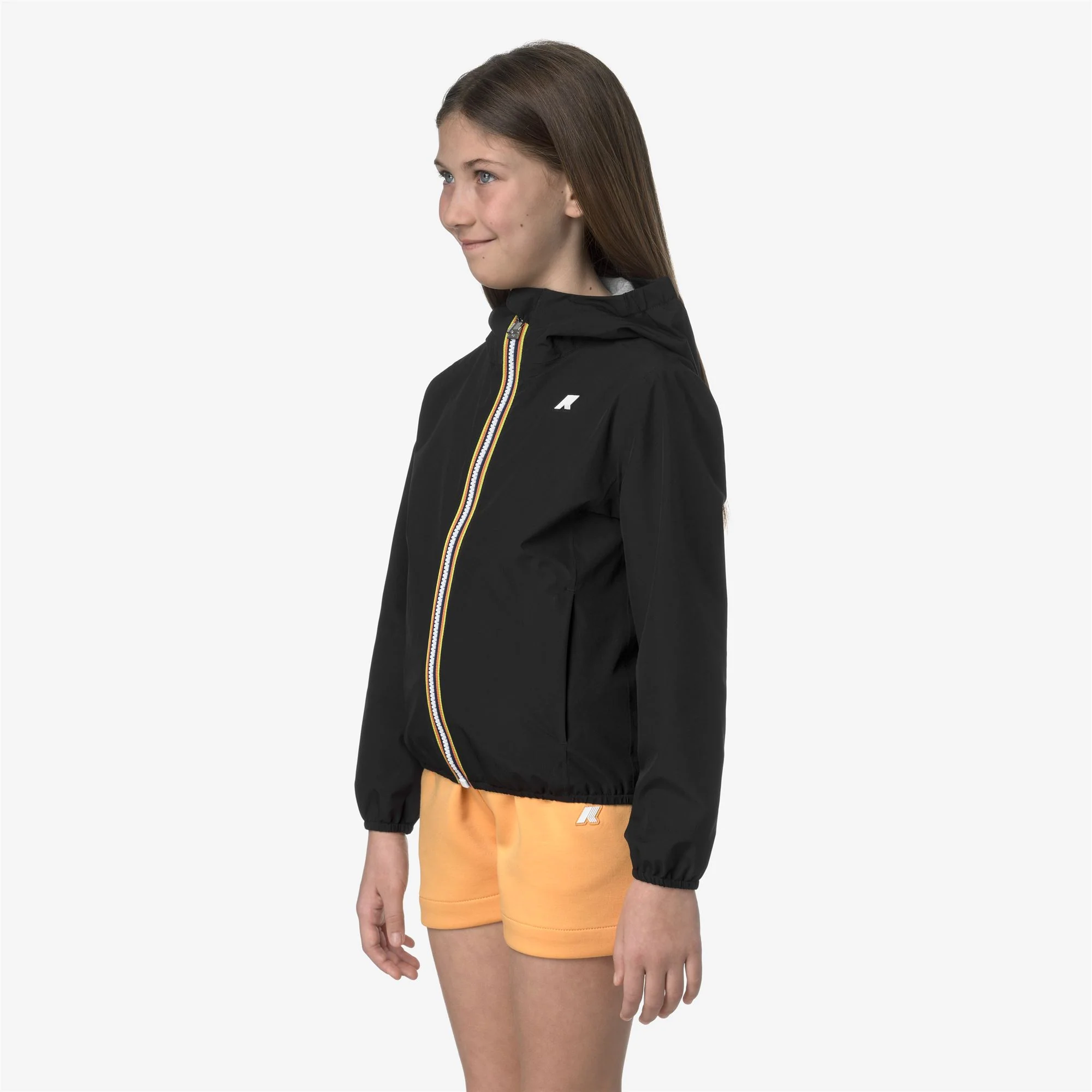 P. LILY STRETCH POLY JERSEY - Jackets - Short - Girl - BLACK PURE - Image 4
