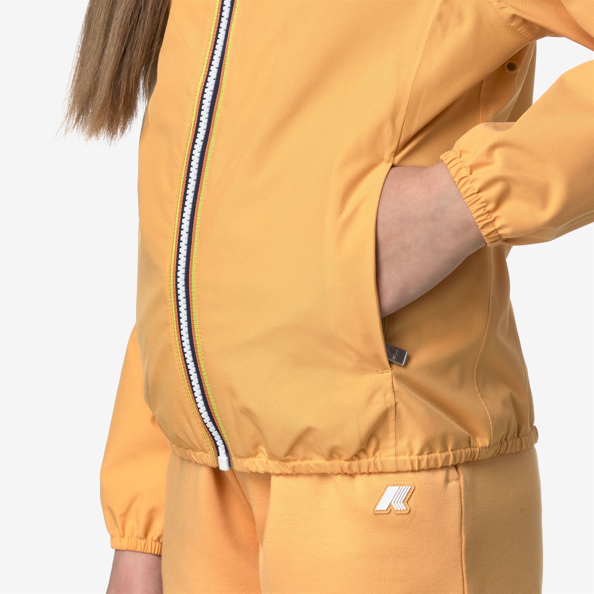 P. LILY STRETCH POLY JERSEY - Jackets - Short - Girl - ORANGE AMBER - Image 2