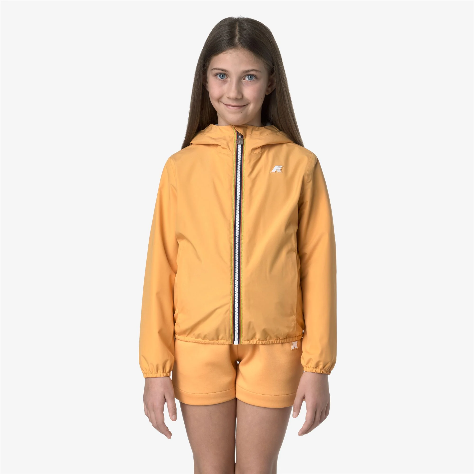 P. LILY STRETCH POLY JERSEY - Jackets - Short - Girl - ORANGE AMBER - Image 3