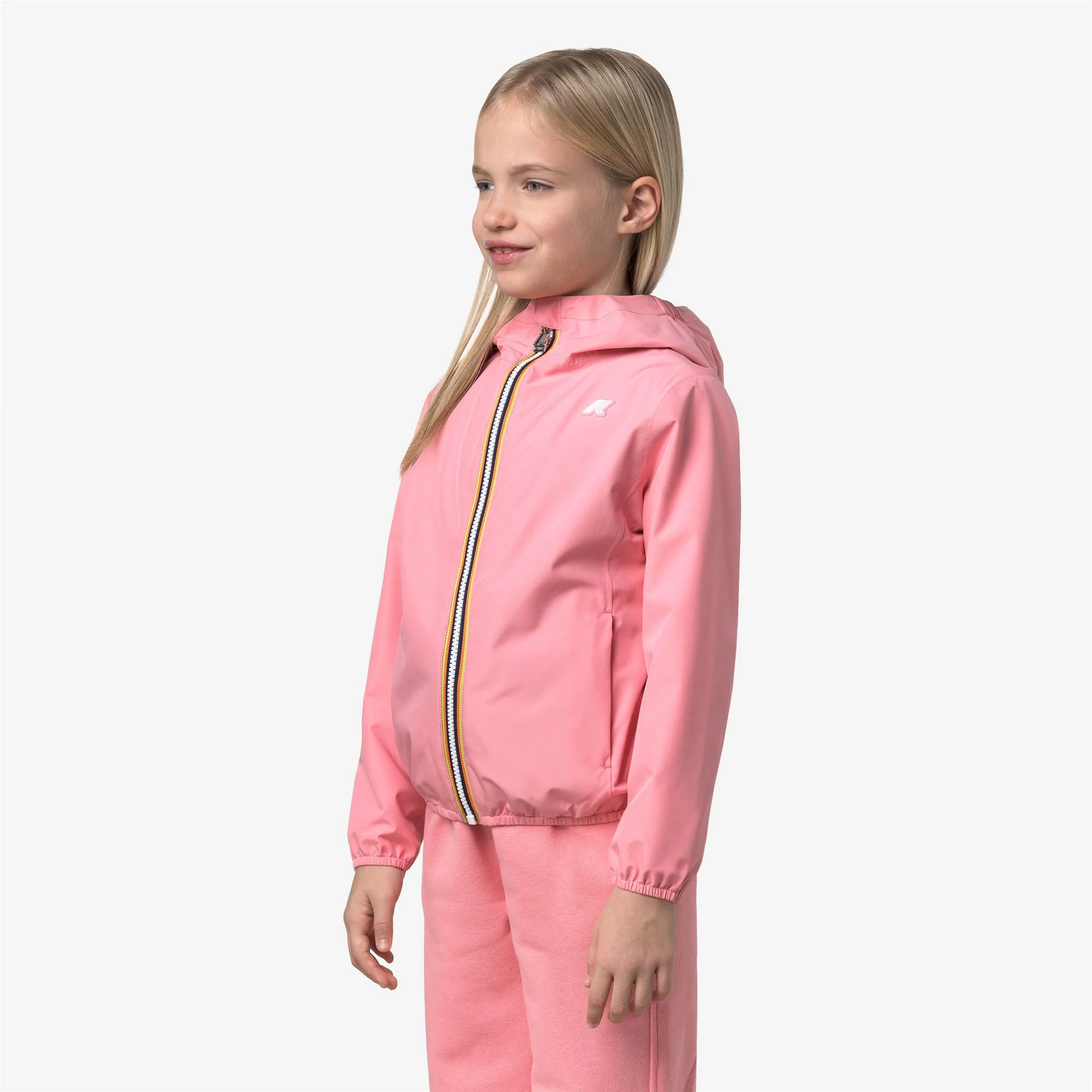 P. LILY STRETCH POLY JERSEY - Jackets - Short - Girl - PINK GERANIUM - Image 4