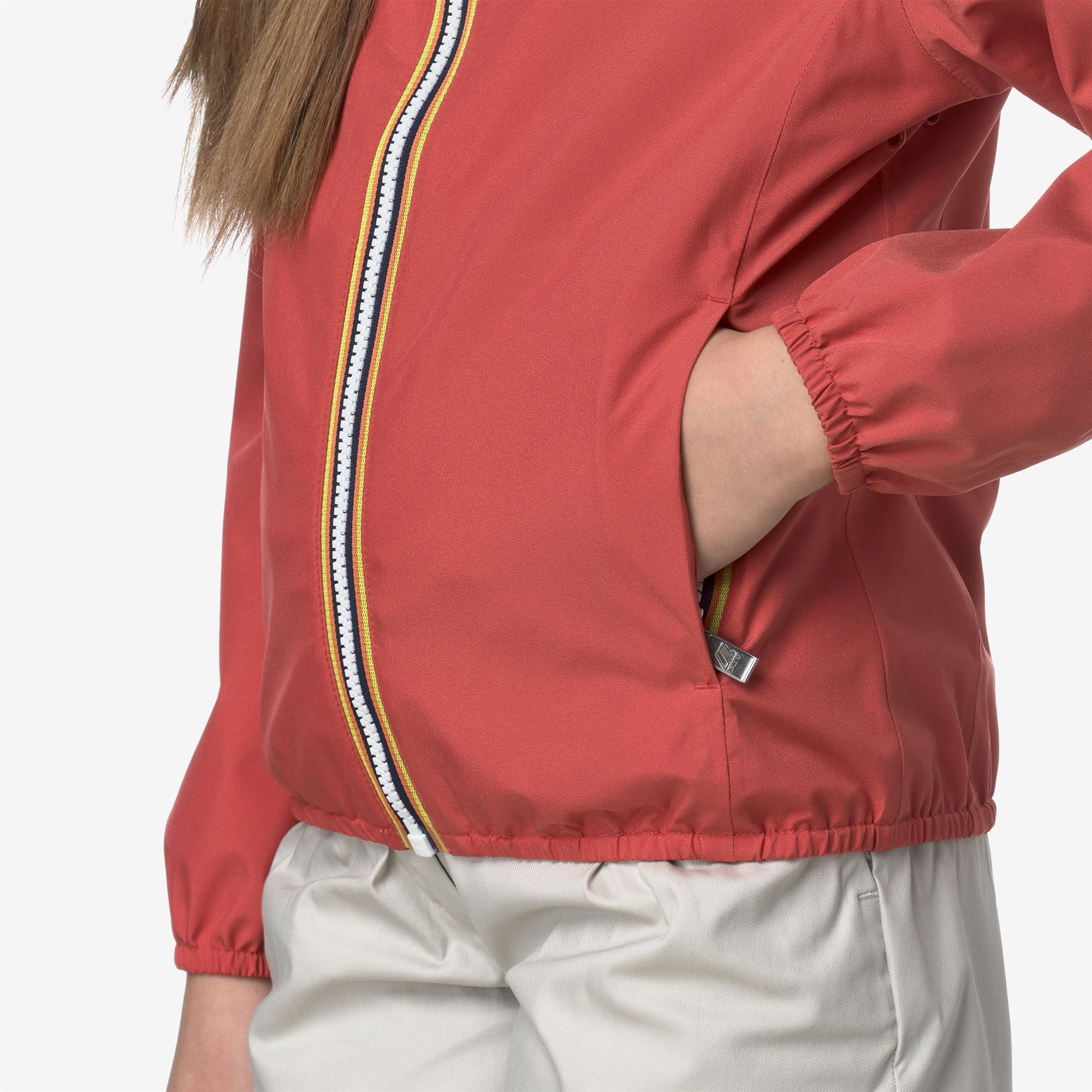 P. LILY STRETCH POLY JERSEY - Jackets - Short - Girl - RED JASPER - Image 2