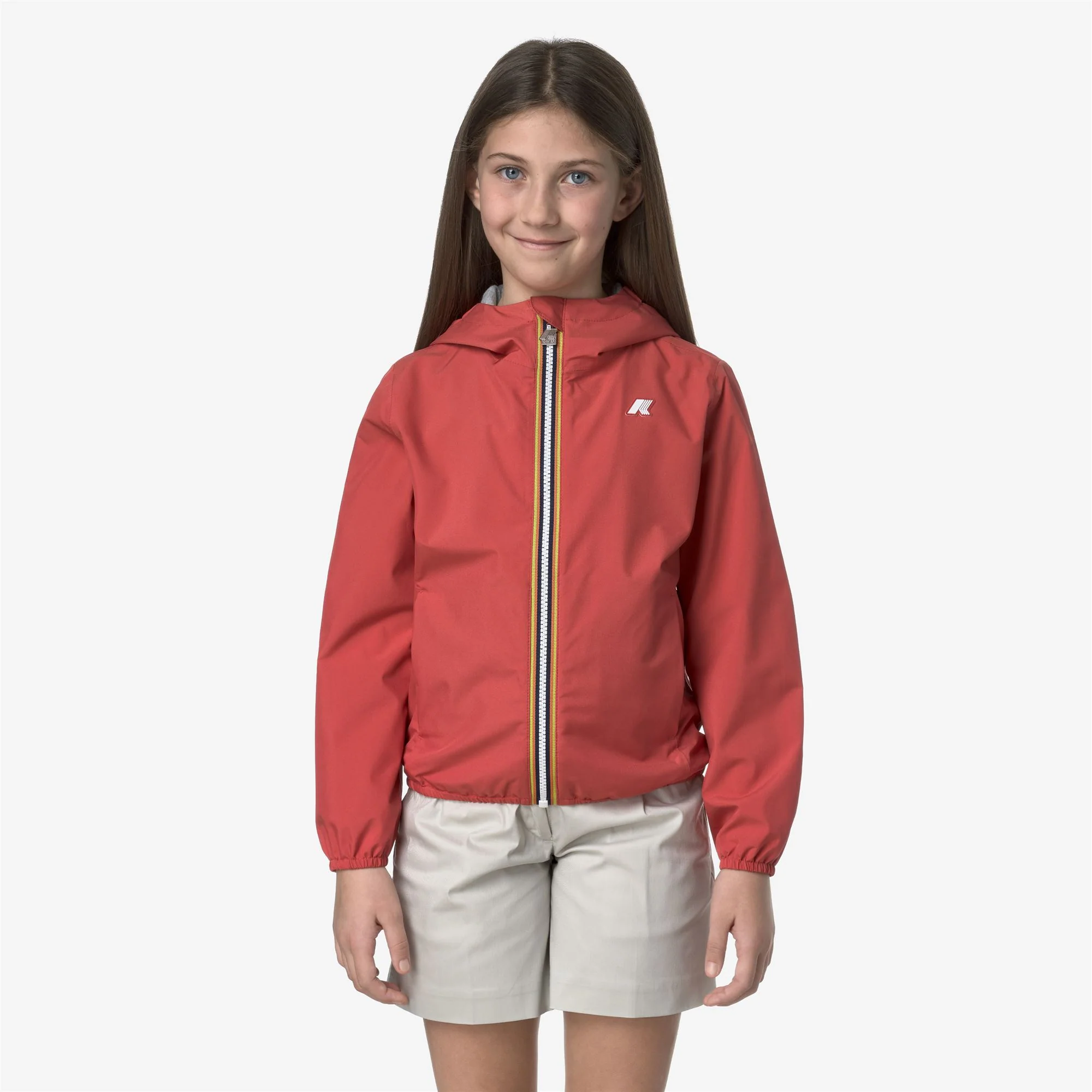 P. LILY STRETCH POLY JERSEY - Jackets - Short - Girl - RED JASPER - Image 3