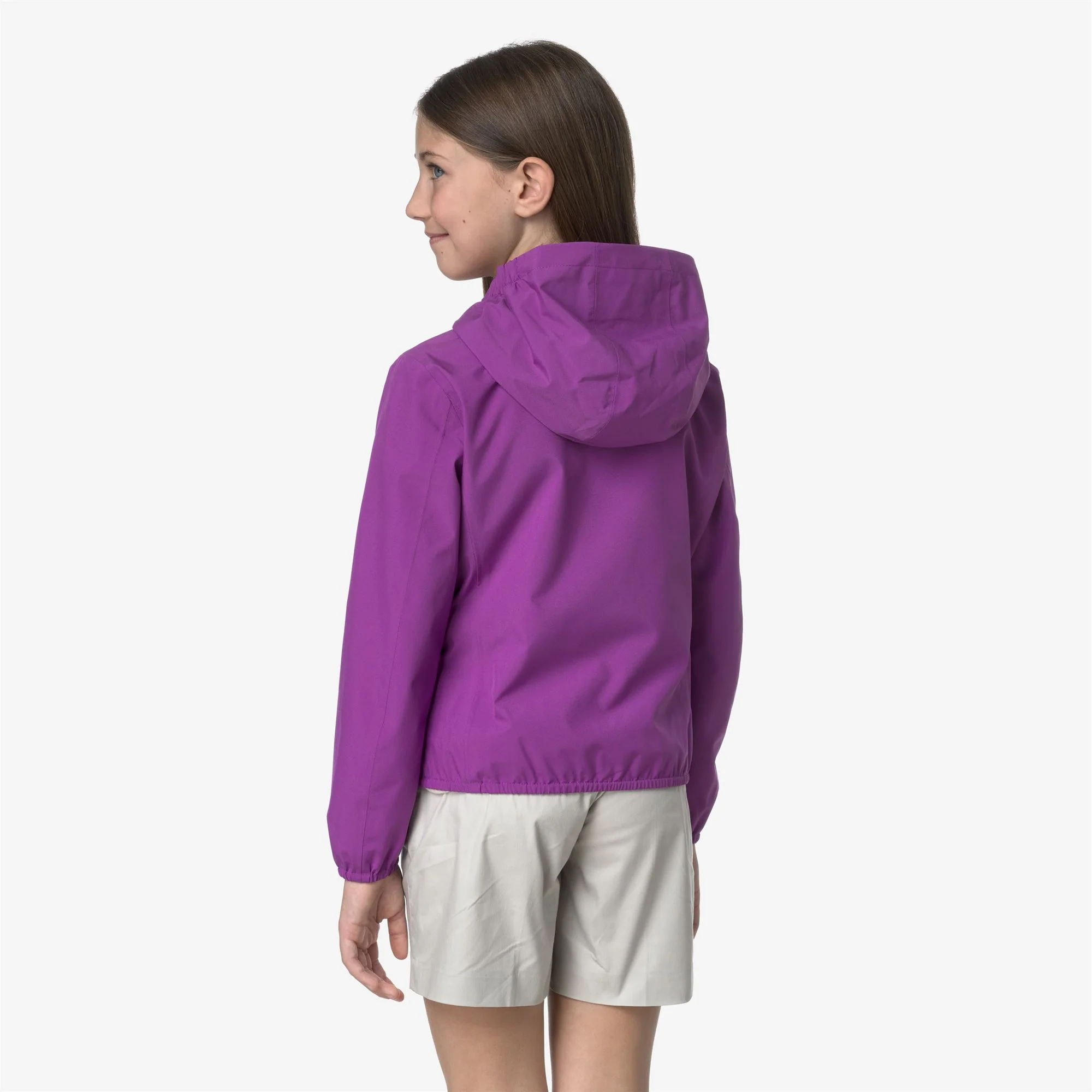 P. LILY STRETCH POLY JERSEY - Jackets - Short - Girl - VIOLET - Image 5