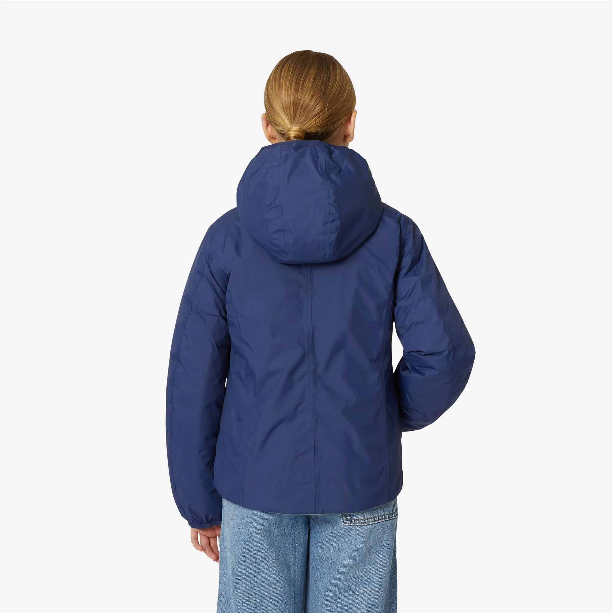P. LILY THERMO PLUS.2 REVERSIBLE - Jackets - Short - Girl - BLUE MEDIEVAL-GREEN LAUREL - Image 6