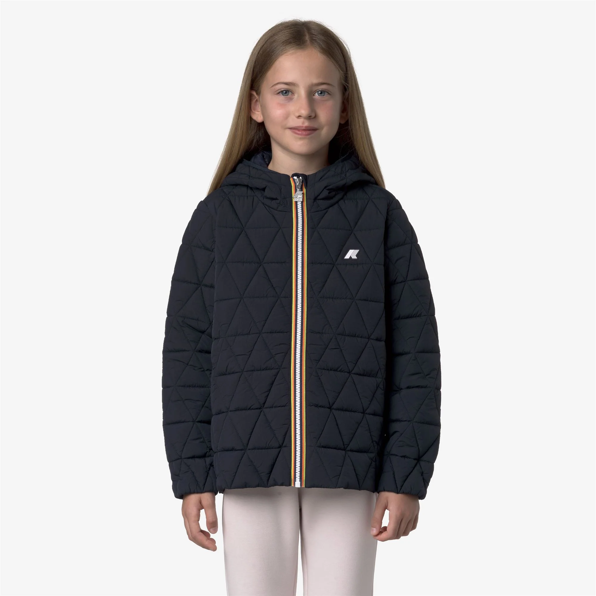 P. MADLAINE DIAMOND QUILTED WARM - Jackets - Short - Girl - BLUE DEPTH - Image 3