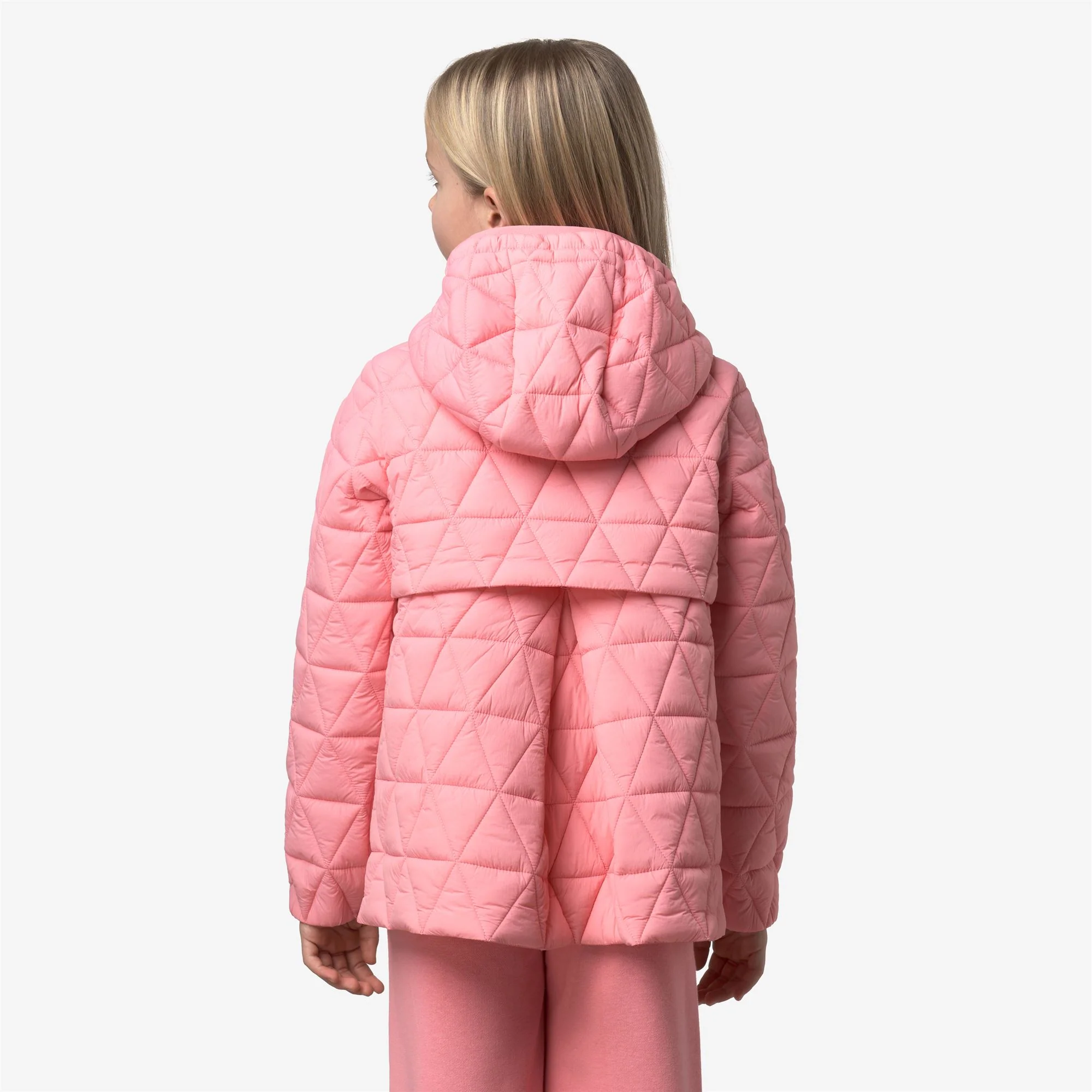 P. MADLAINE DIAMOND QUILTED WARM - Jackets - Short - Girl - PINK GERANIUM - Image 5