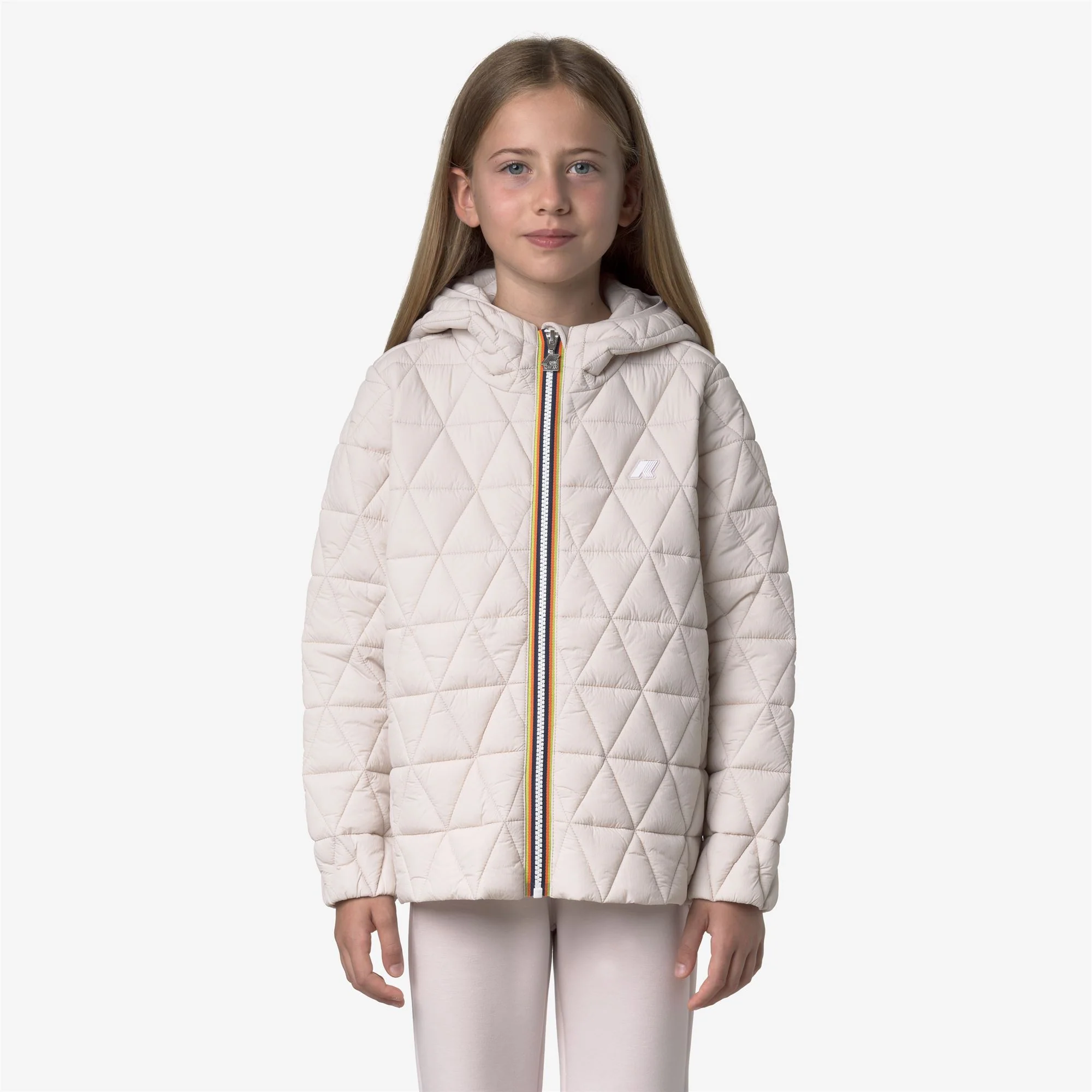P. MADLAINE DIAMOND QUILTED WARM - Jackets - Short - Girl - ROSE HUSHED - Image 3