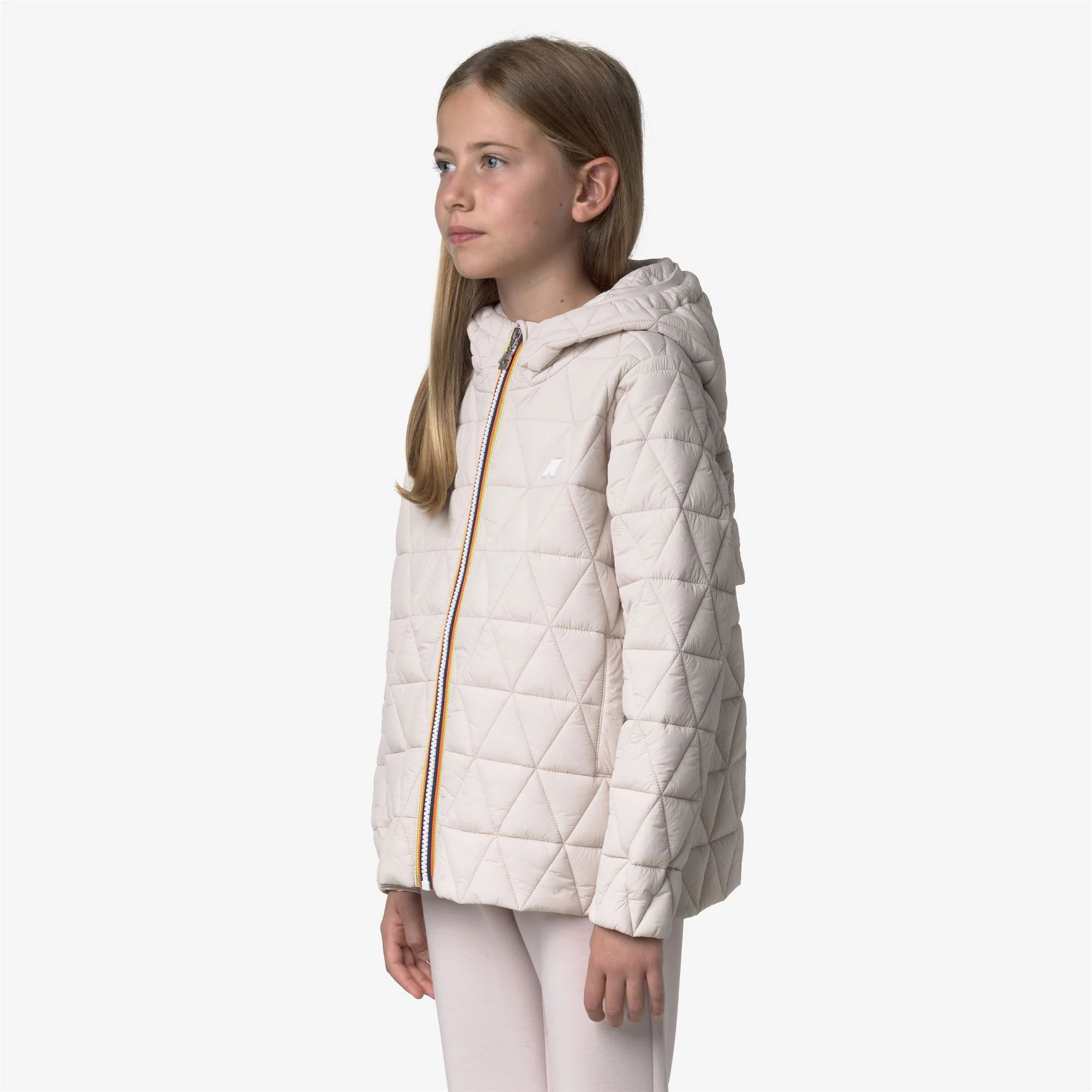 P. MADLAINE DIAMOND QUILTED WARM - Jackets - Short - Girl - ROSE HUSHED - Image 4