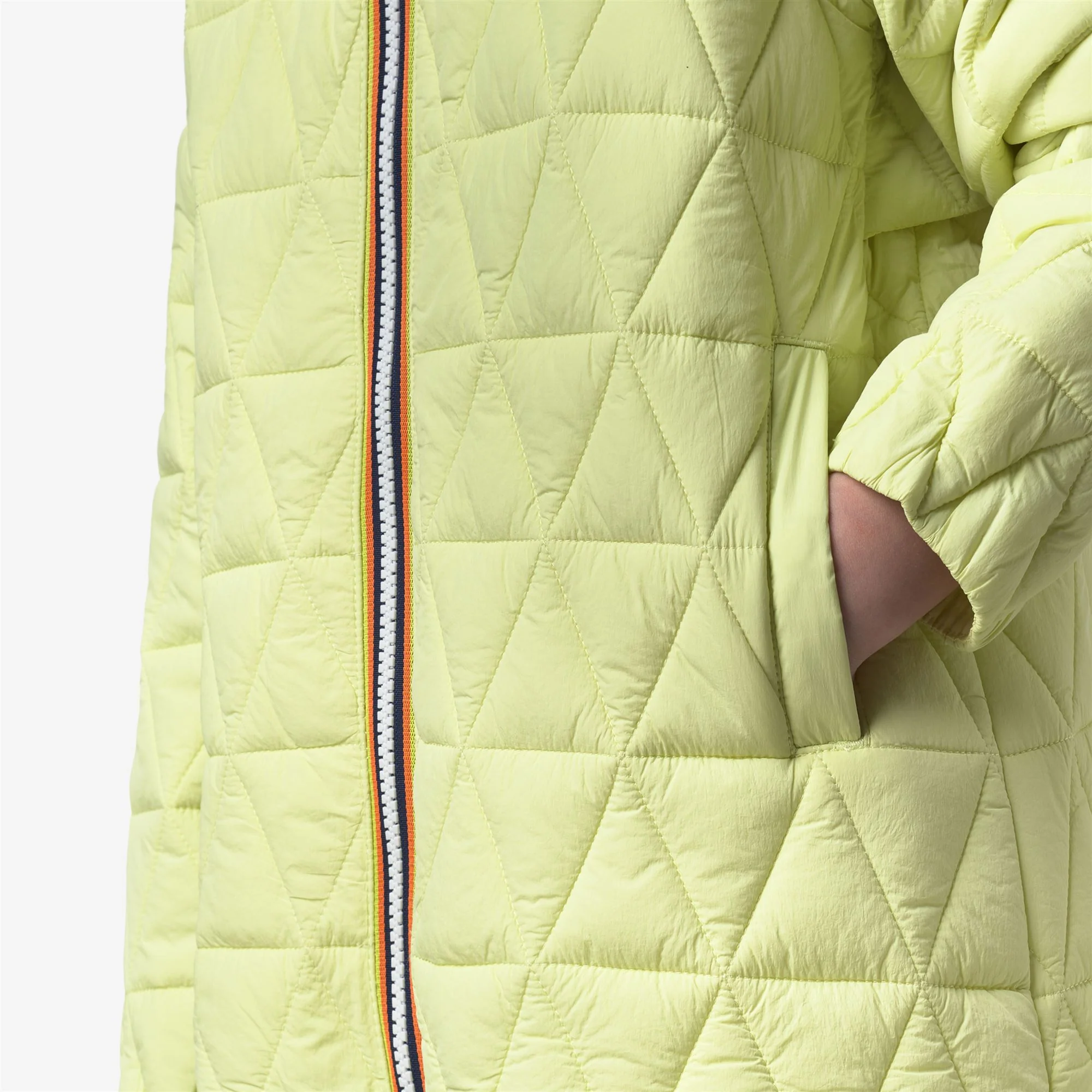 P. MADLAINE DIAMOND QUILTED WARM - Jackets - Short - Girl - YELLOW LIME - Image 2