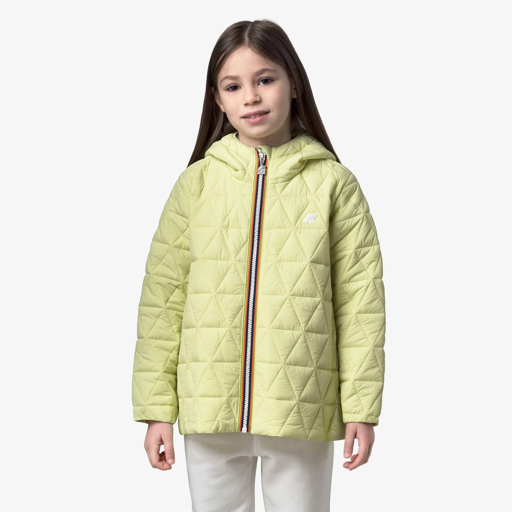 P. MADLAINE DIAMOND QUILTED WARM - Jackets - Short - Girl - YELLOW LIME - Image 3