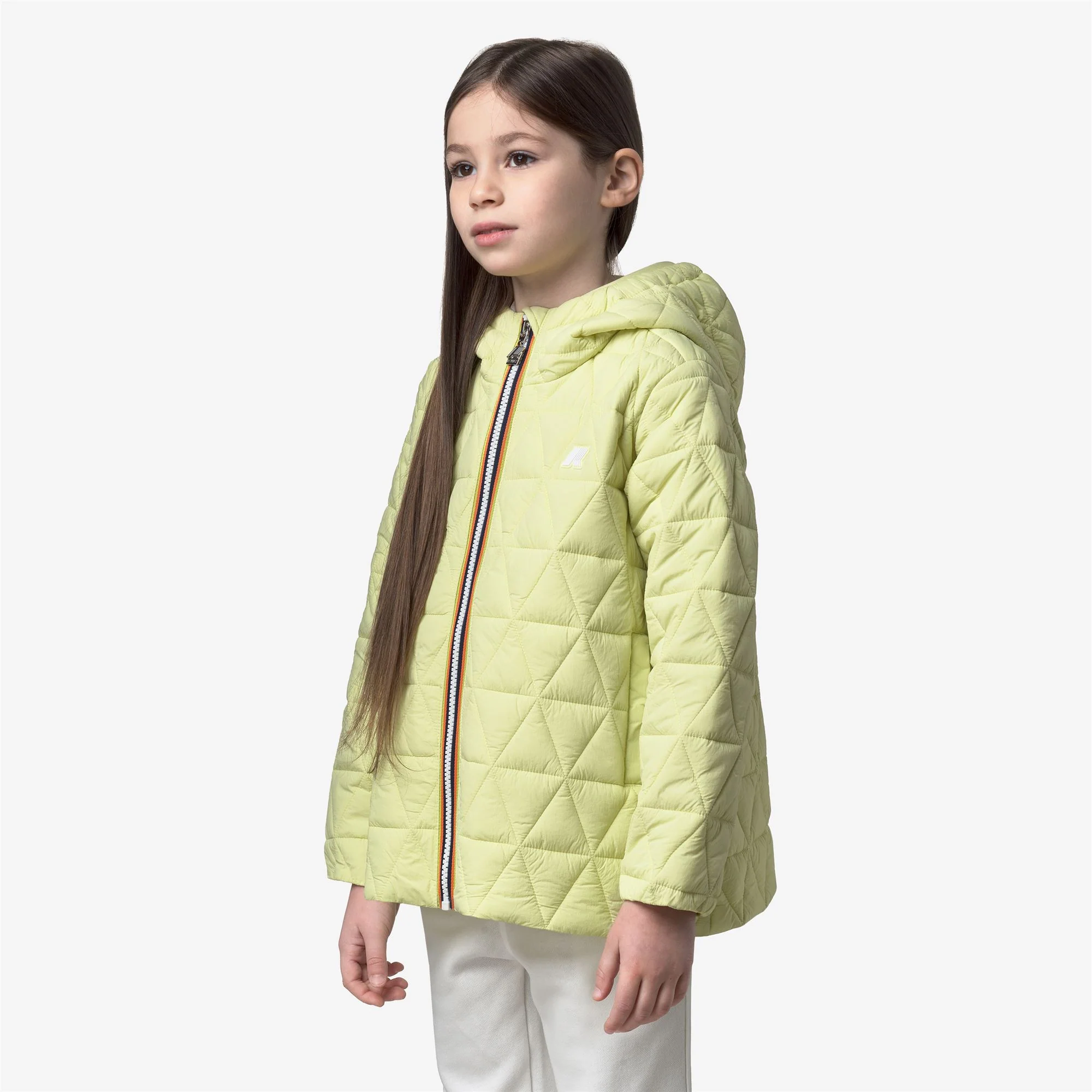 P. MADLAINE DIAMOND QUILTED WARM - Jackets - Short - Girl - YELLOW LIME - Image 4