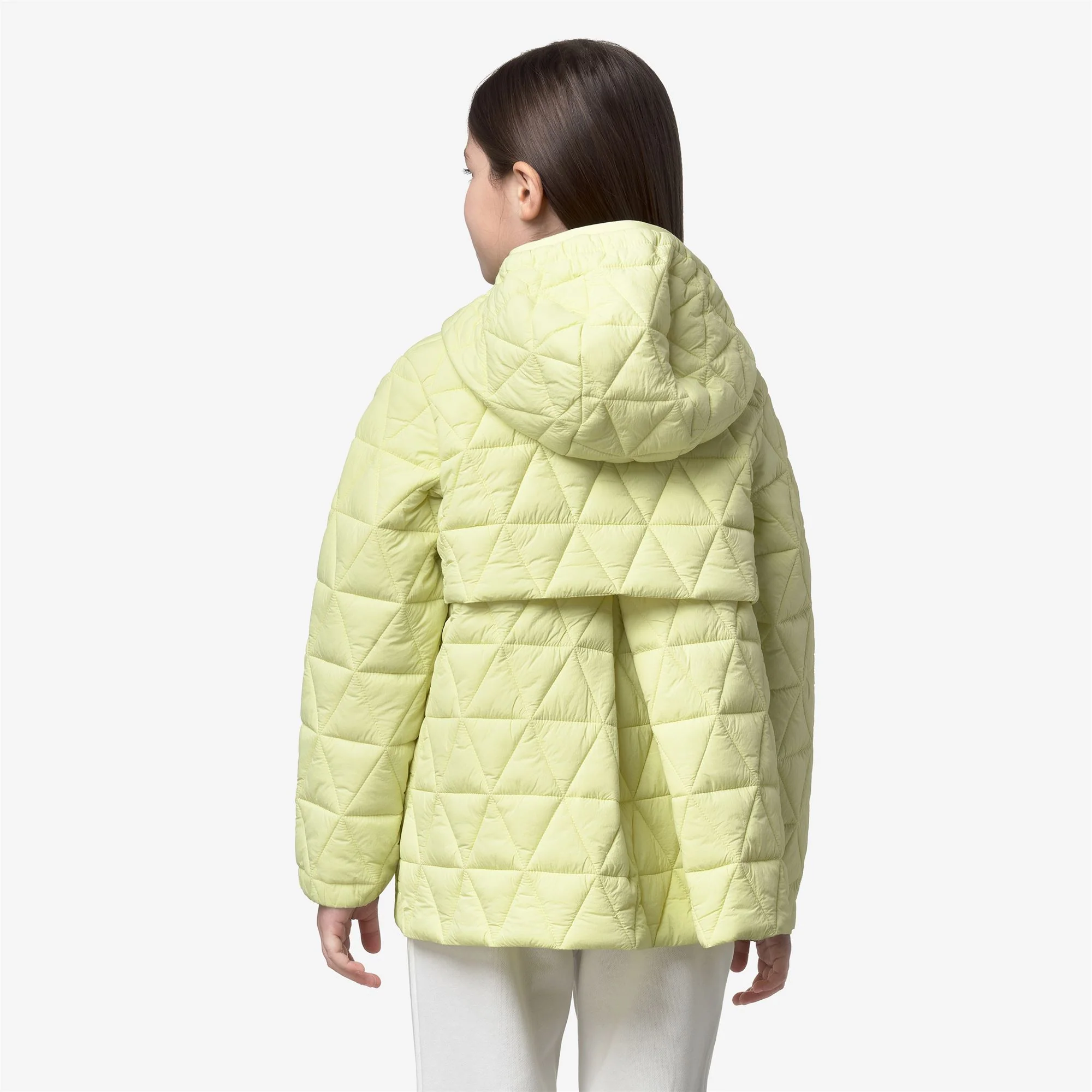 P. MADLAINE DIAMOND QUILTED WARM - Jackets - Short - Girl - YELLOW LIME - Image 5