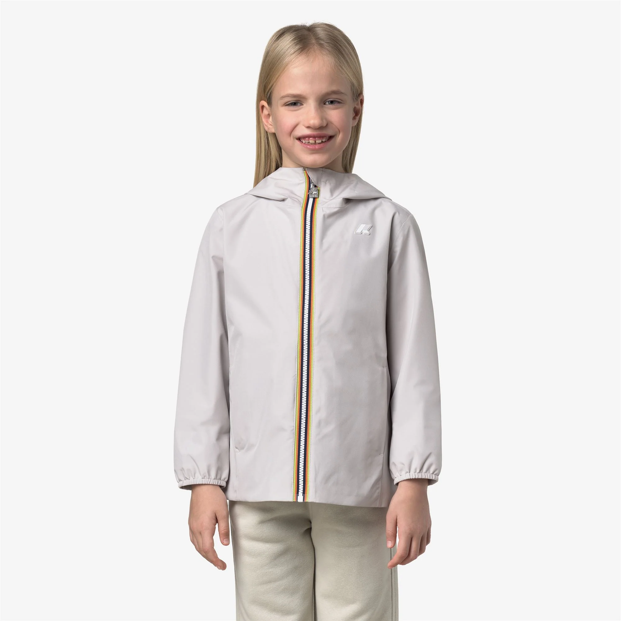 P. MARGUERITE STRETCH POLY JERSEY - Jackets - Mid - Girl - BEIGE LT - Image 3