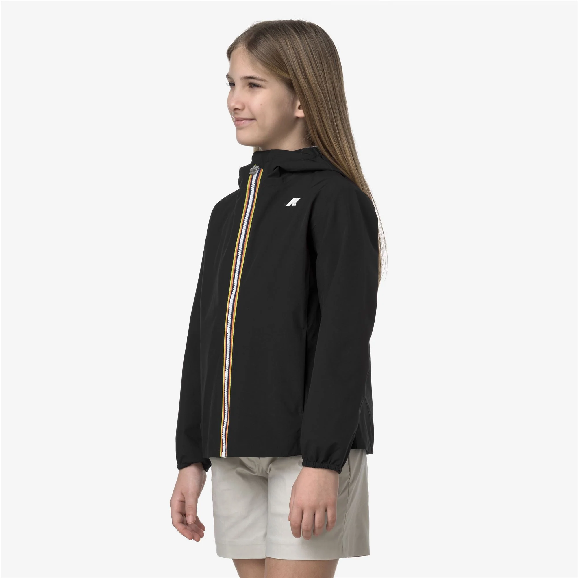 P. MARGUERITE STRETCH POLY JERSEY - Jackets - Mid - Girl - BLACK PURE - Image 4