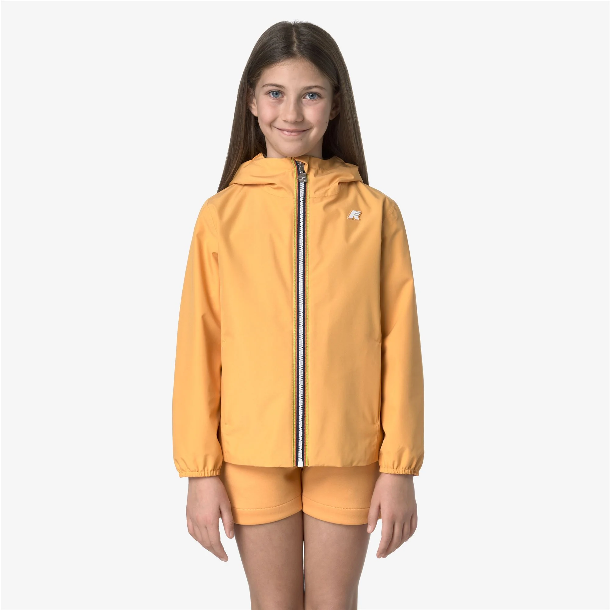 P. MARGUERITE STRETCH POLY JERSEY - Jackets - Mid - Girl - ORANGE AMBER - Image 3