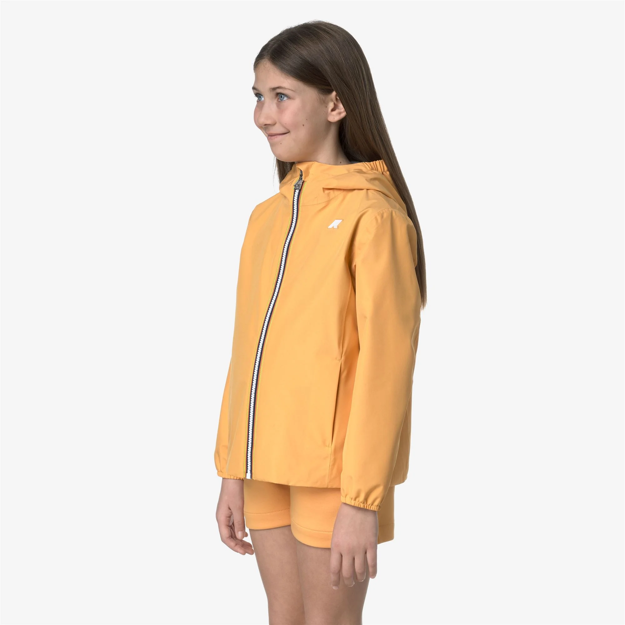 P. MARGUERITE STRETCH POLY JERSEY - Jackets - Mid - Girl - ORANGE AMBER - Image 4