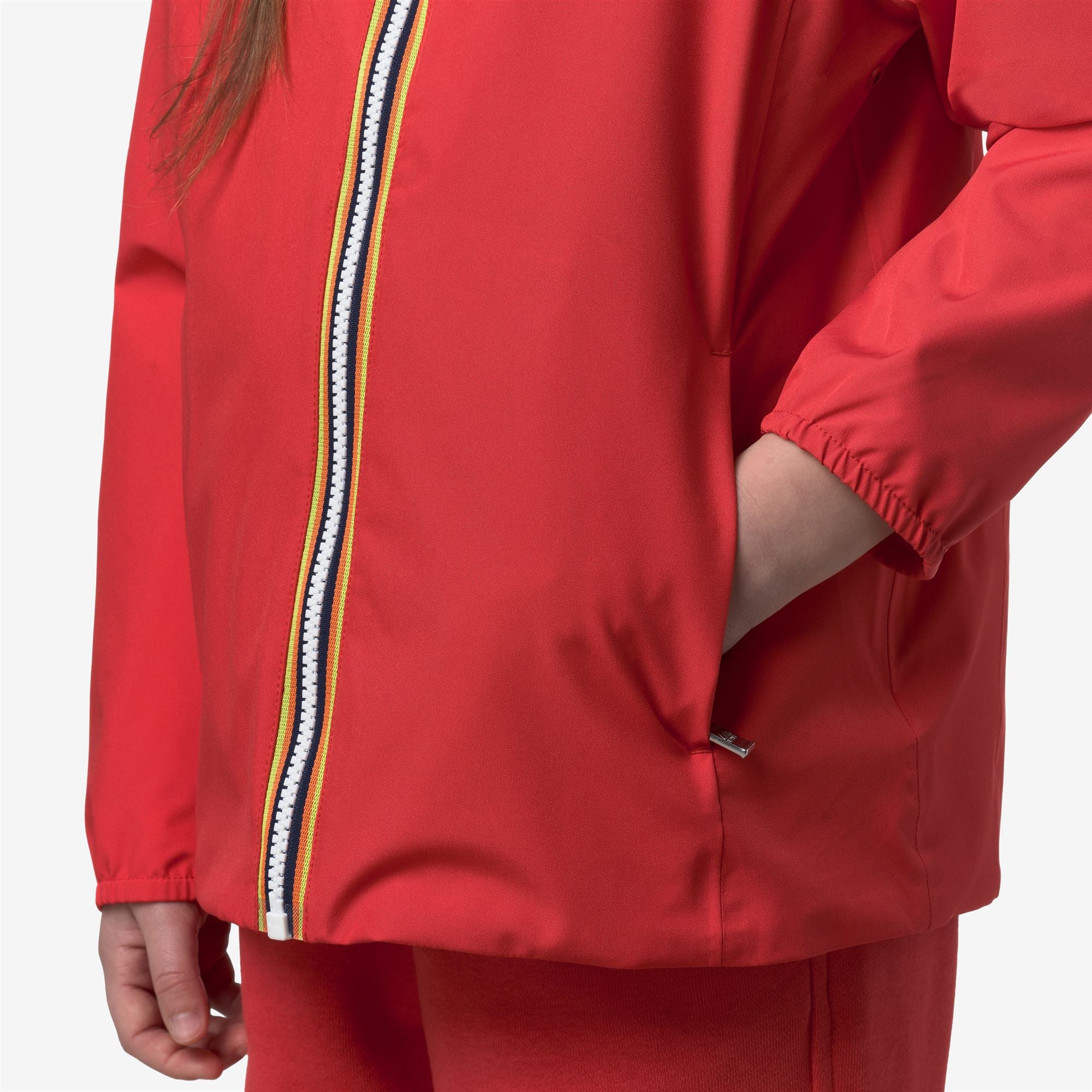 P. MARGUERITE STRETCH POLY JERSEY - Jackets - Mid - Girl - RED POPPY - Image 2