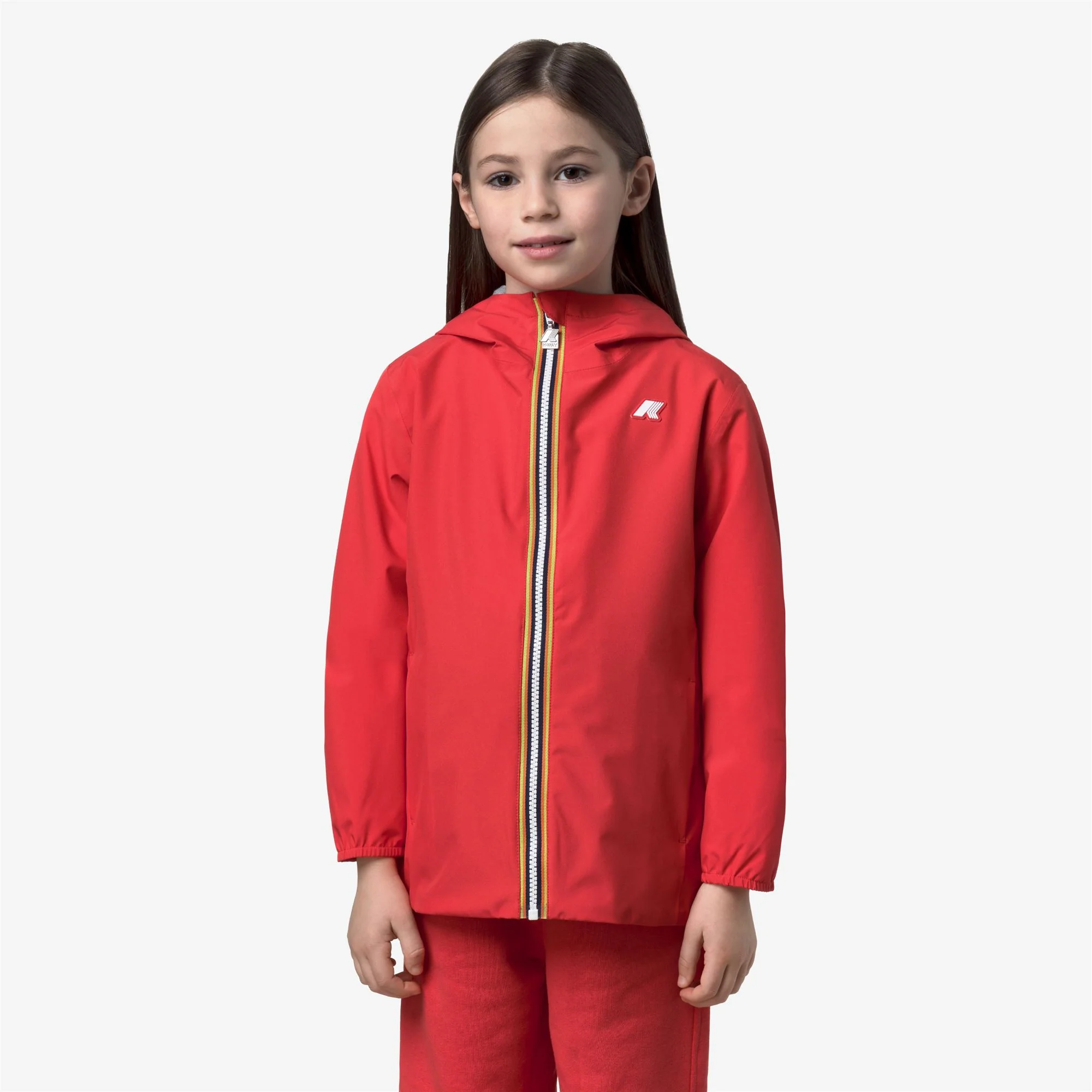 P. MARGUERITE STRETCH POLY JERSEY - Jackets - Mid - Girl - RED POPPY - Image 3