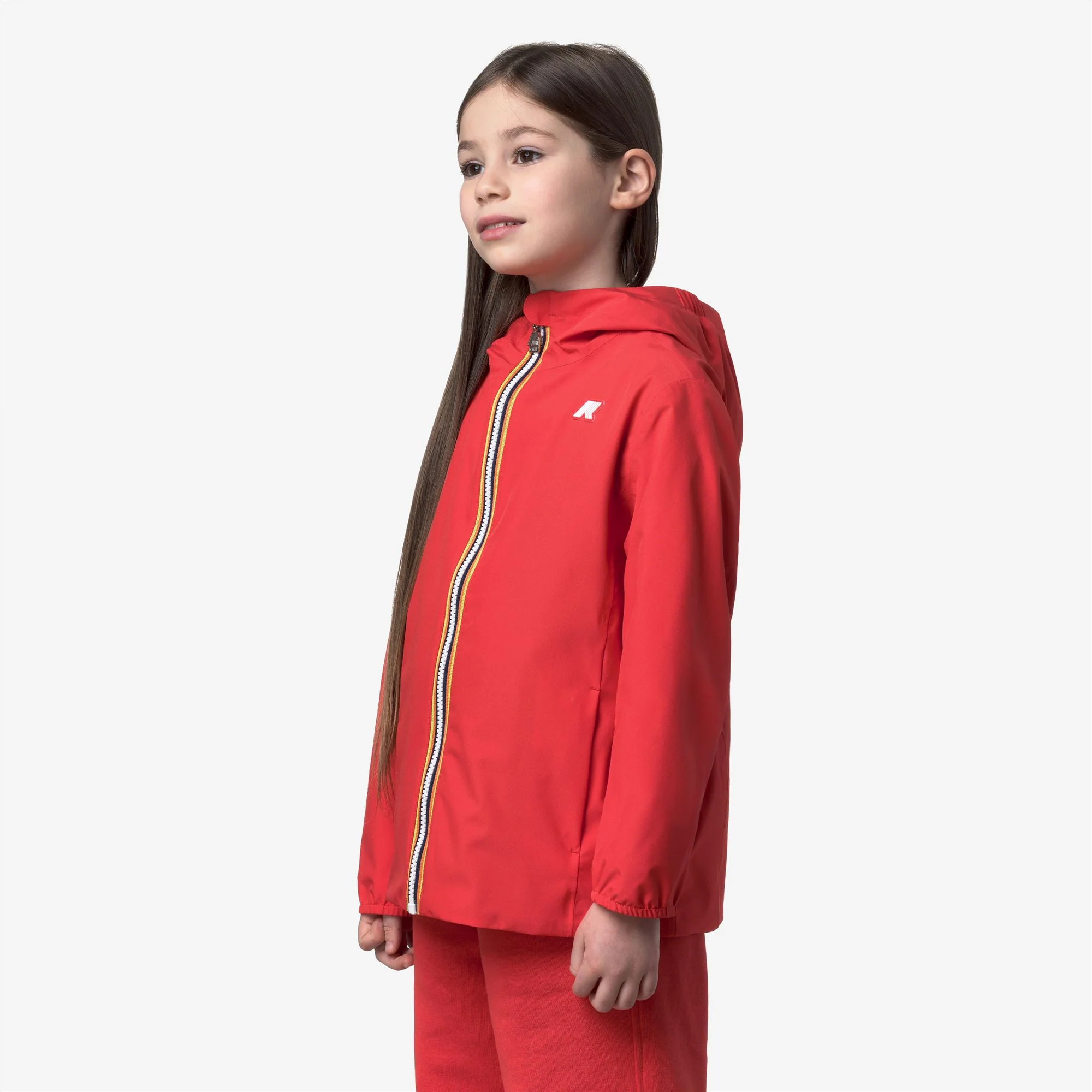 P. MARGUERITE STRETCH POLY JERSEY - Jackets - Mid - Girl - RED POPPY - Image 4