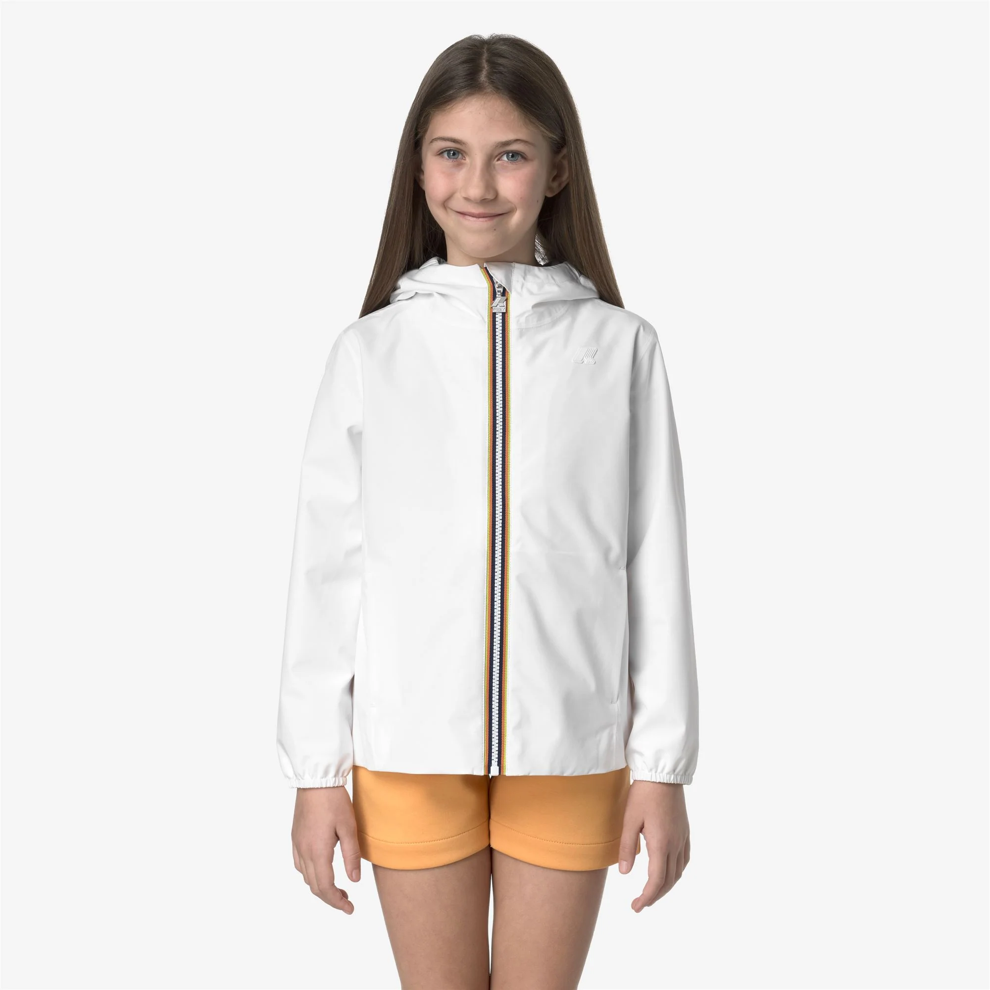 P. MARGUERITE STRETCH POLY JERSEY - Jackets - Mid - Girl - WHITE - Image 3