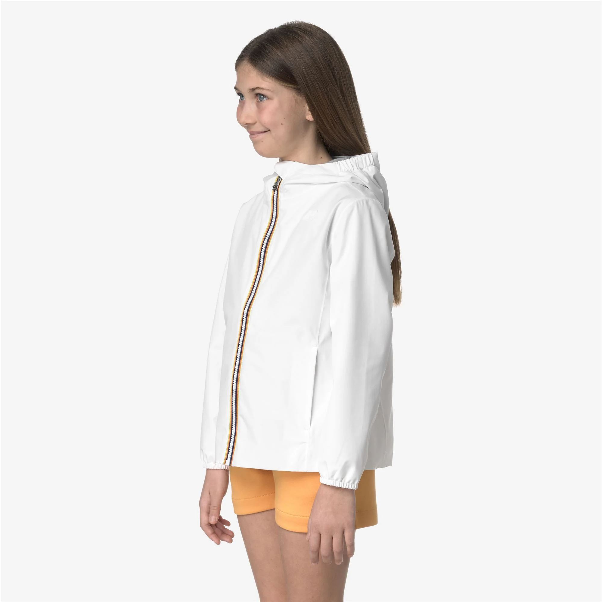 P. MARGUERITE STRETCH POLY JERSEY - Jackets - Mid - Girl - WHITE - Image 4