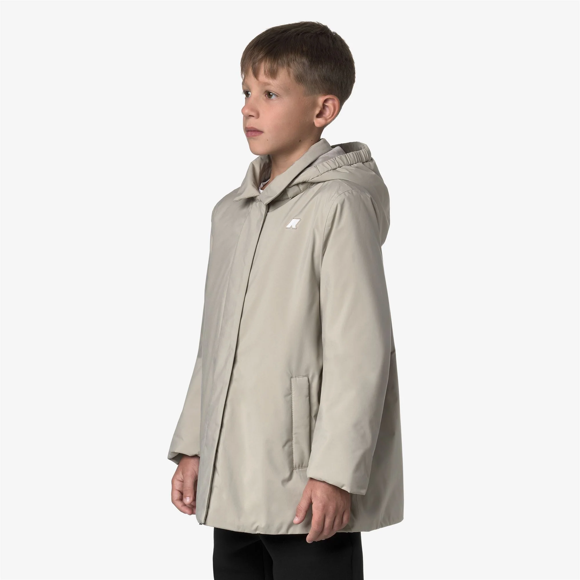 P. MORESE SOFT TOUCH MARMOTTA - Jackets - 3/4 LENGTH - Girl - BEIGE CASHMERE-GREY GOAT - Image 5