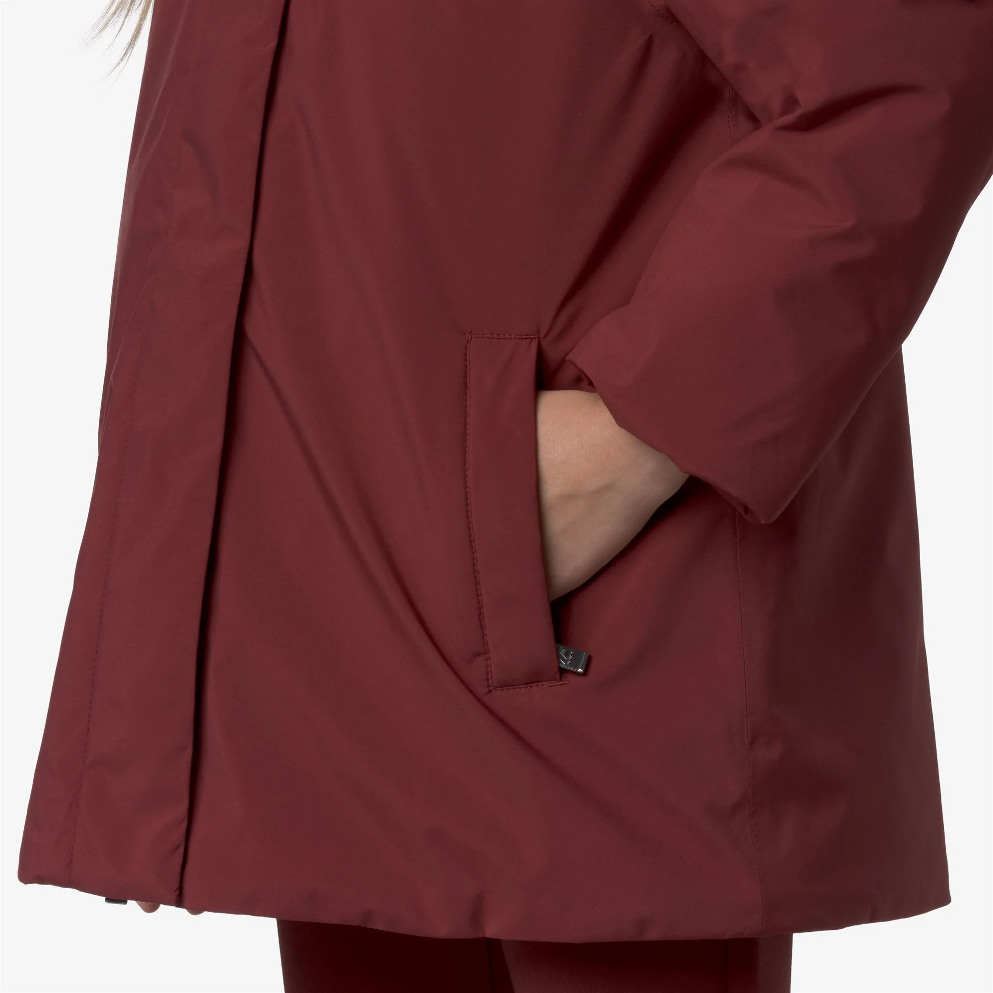 P. MORESE SOFT TOUCH MARMOTTA - Jackets - 3/4 LENGTH - Girl - RED SYRAH-GREY GOAT - Image 3