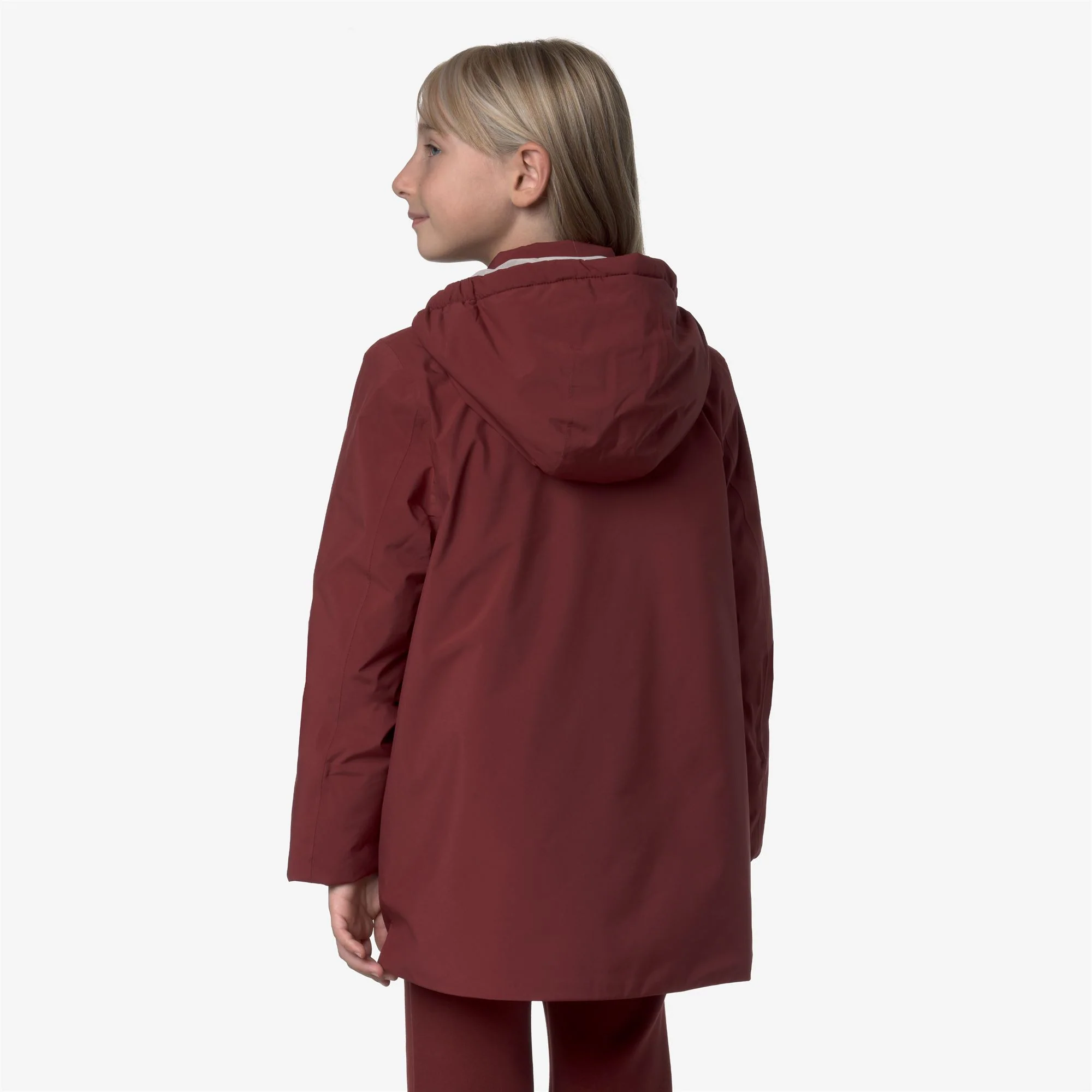 P. MORESE SOFT TOUCH MARMOTTA - Jackets - 3/4 LENGTH - Girl - RED SYRAH-GREY GOAT - Image 6