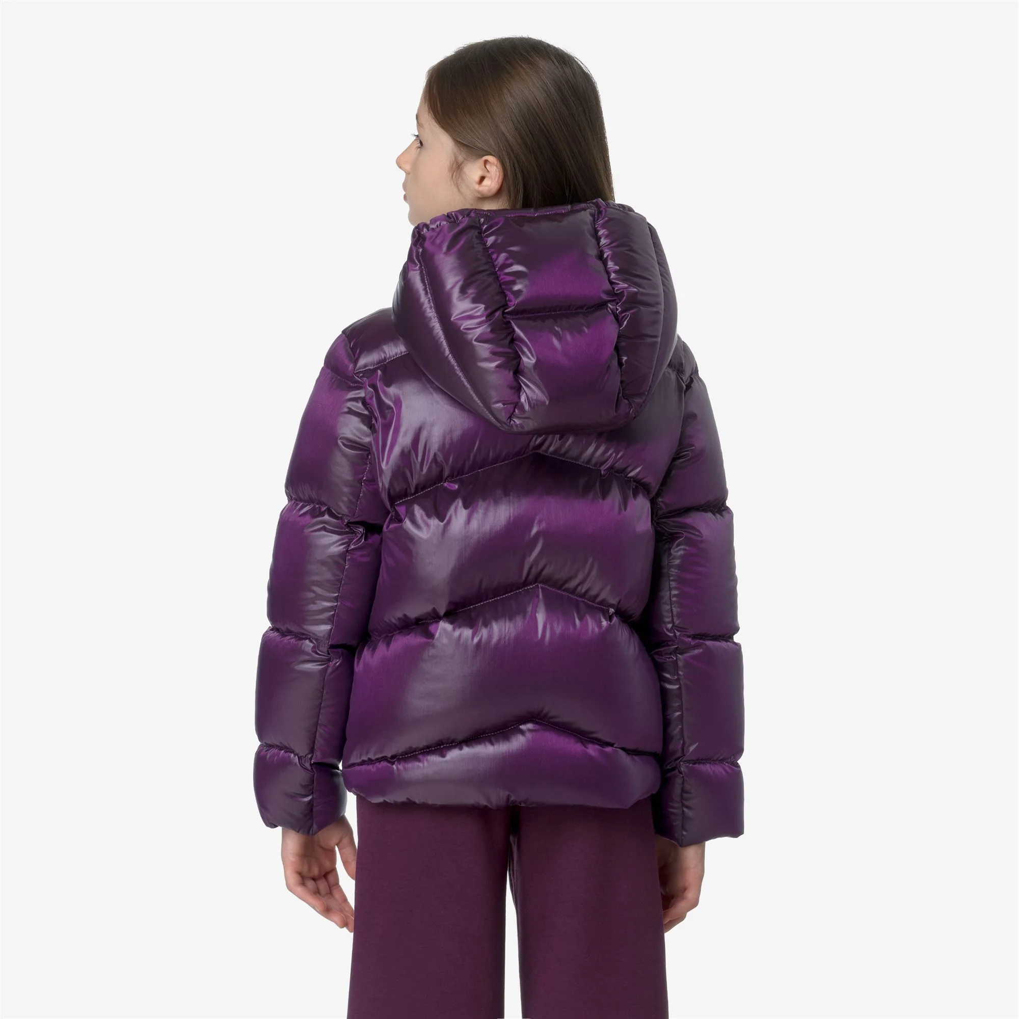 P. NINEV CRYSTAL CHINTZ THERMO HEAVY - Jackets - Short - Girl - VIOLET DK PURPLE CHINTZ - Image 5