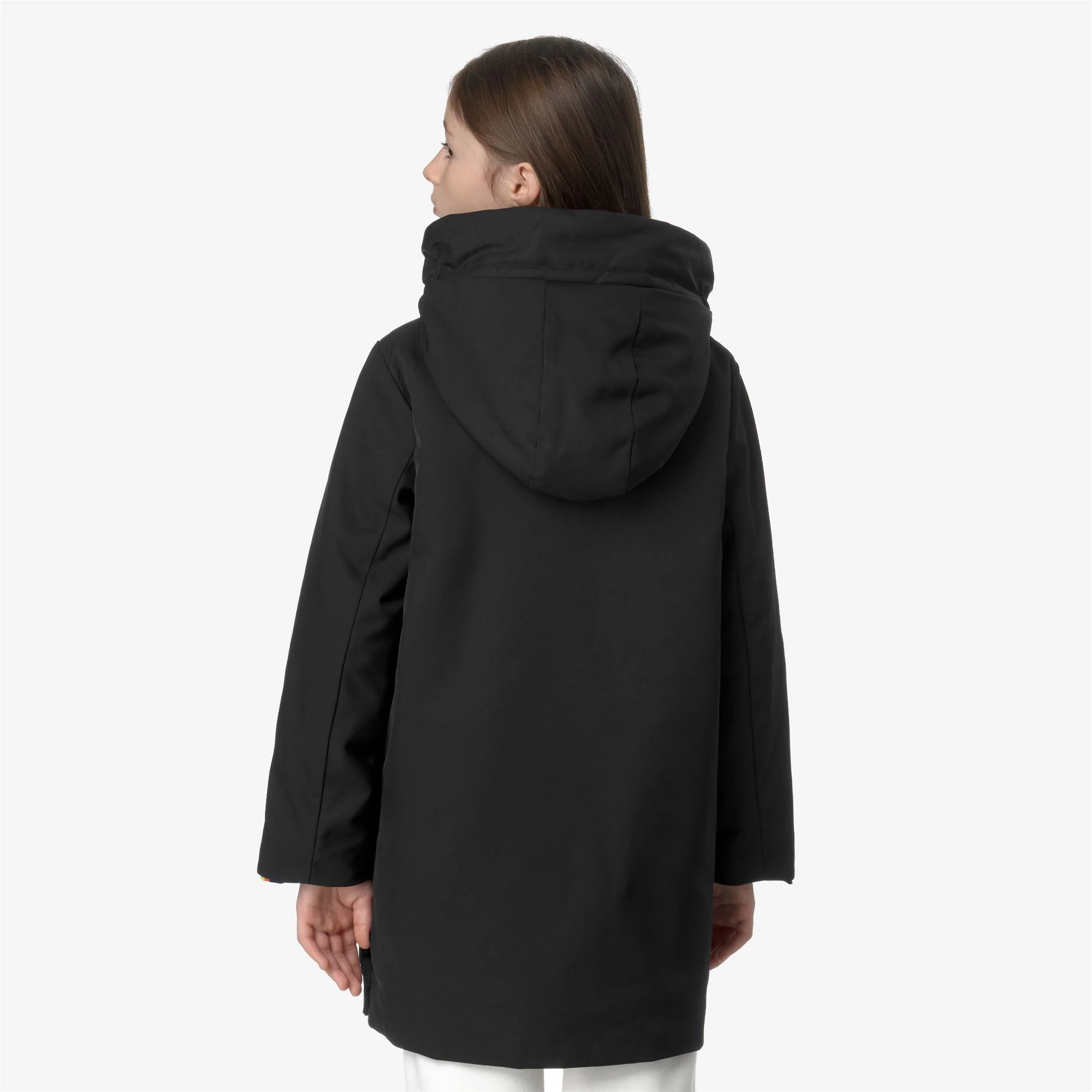 P. OLLY TWILL FUR - Jackets - 3/4 LENGTH - Girl - BLACK PURE-NATURAL - Image 5