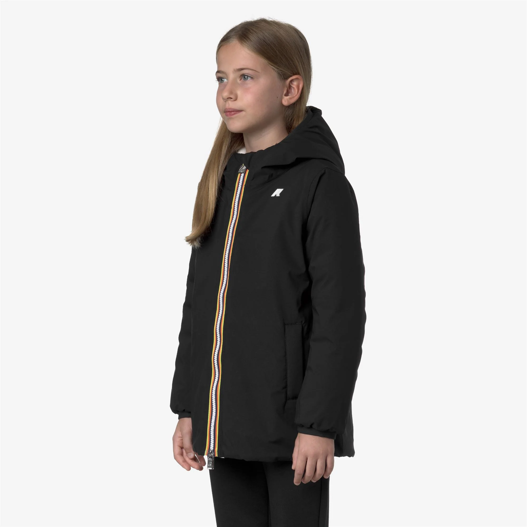 P. SOPHIE ST THERMO REVERSIBLE - Jackets - Mid - Girl - BLACK PURE-WHITE GARDENIA - Image 5