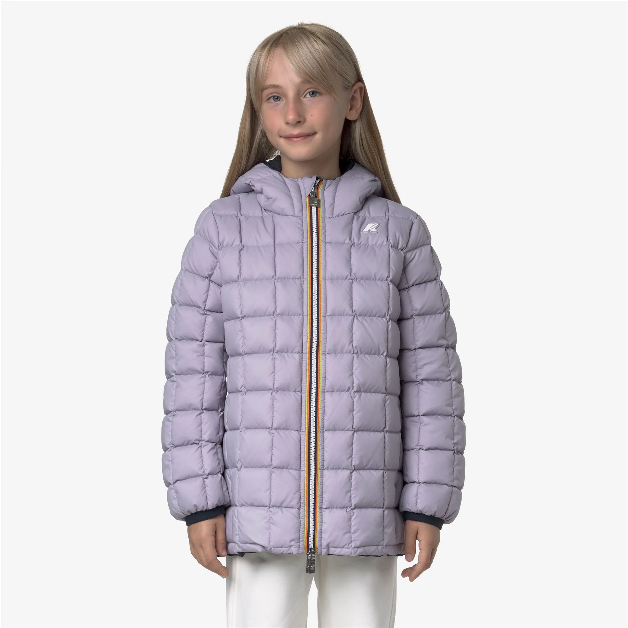 P. SOPHIE ST THERMO REVERSIBLE - Jackets - Mid - Girl - BLUE DEPTH-VIOLET LAVENDER - Image 3