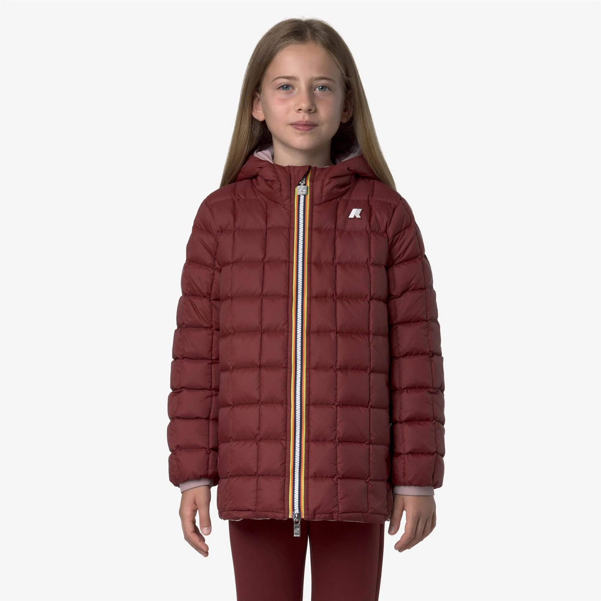 P. SOPHIE ST THERMO REVERSIBLE - Jackets - Mid - Girl - ROSE PINKISH-RED SYRAH - Image 3